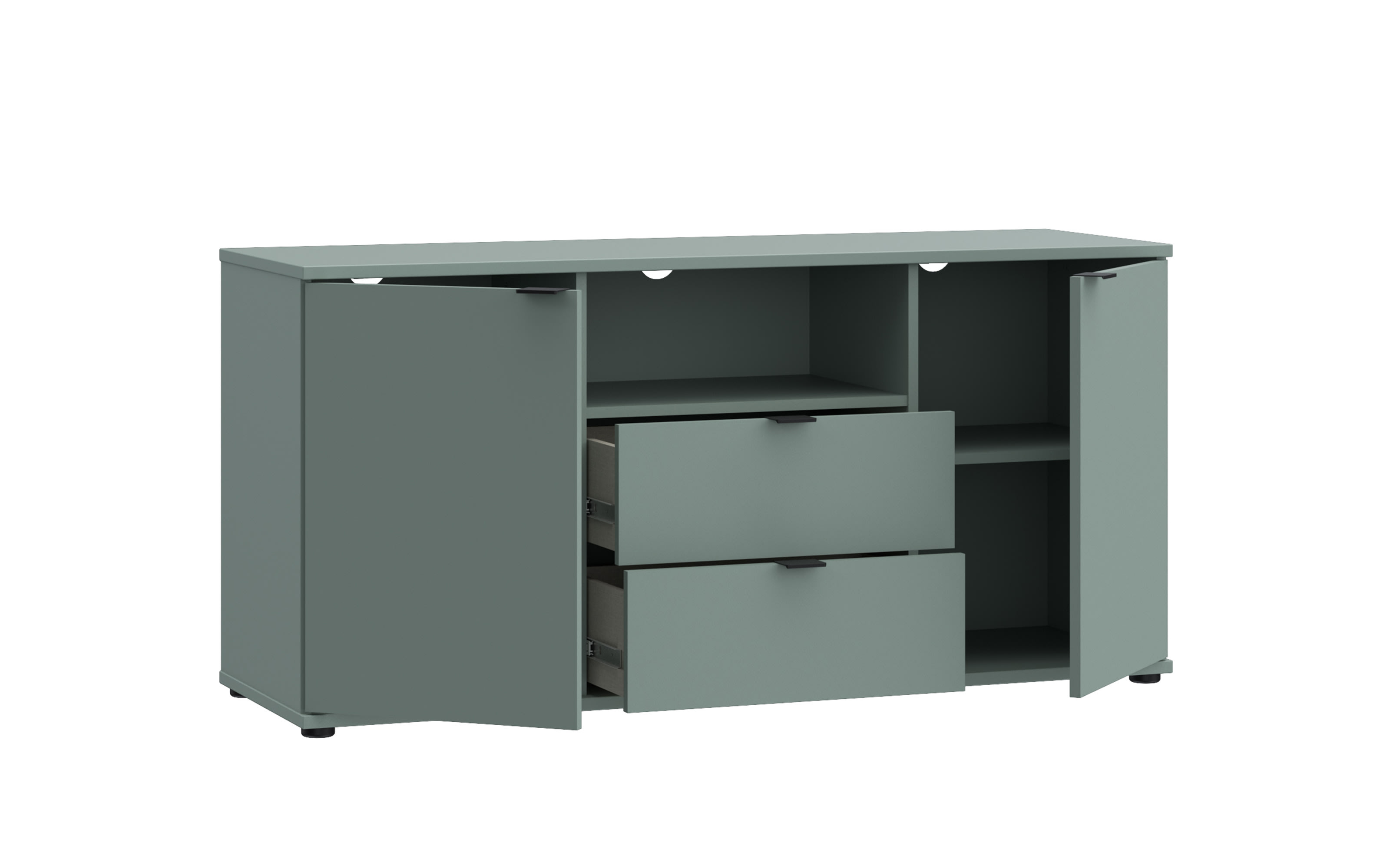TV-Unterschrank Ganymede, salbeifarbig, 63,1 cm