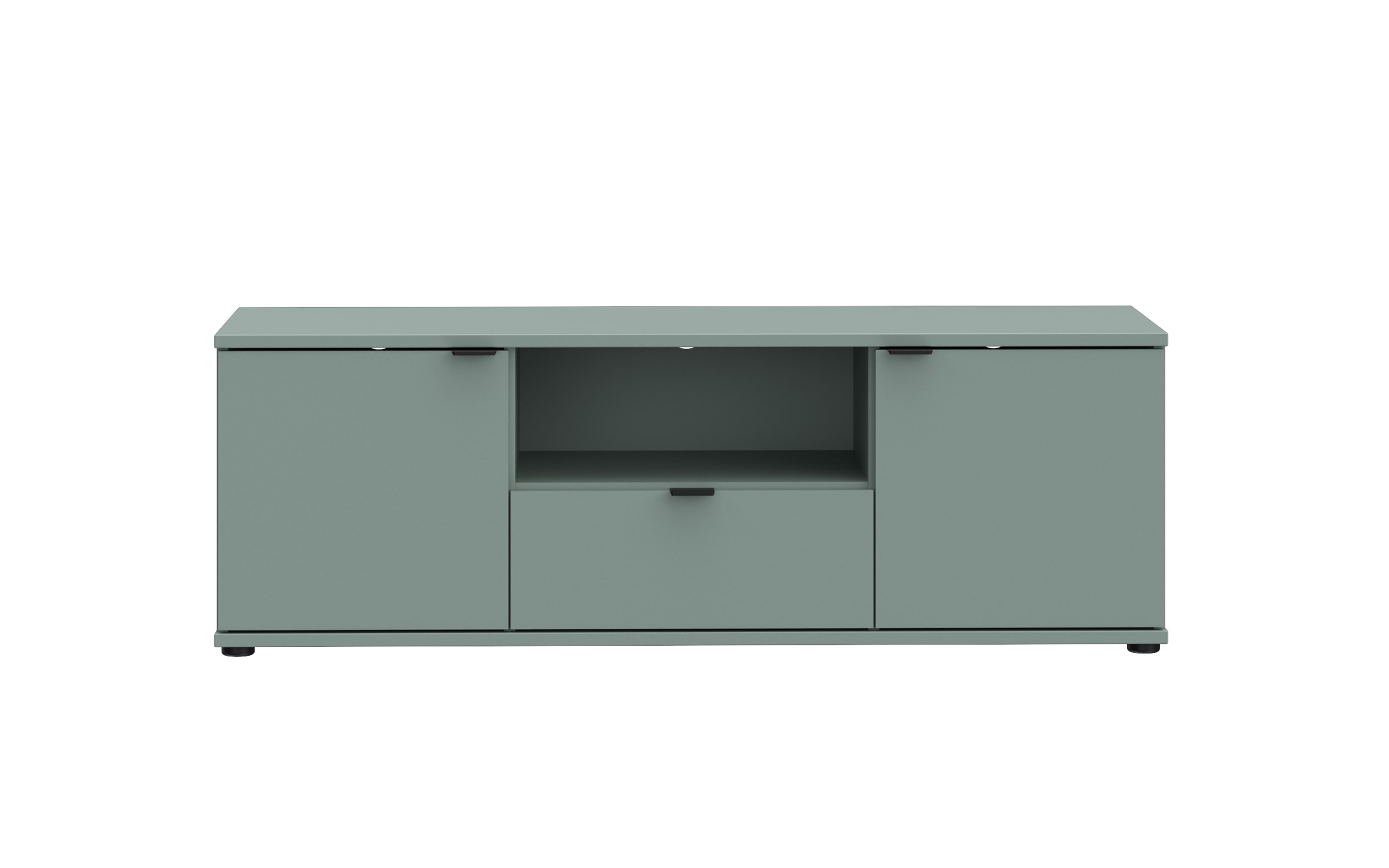 TV-Unterschrank Ganymede, salbeifarbig, 43,9 cm