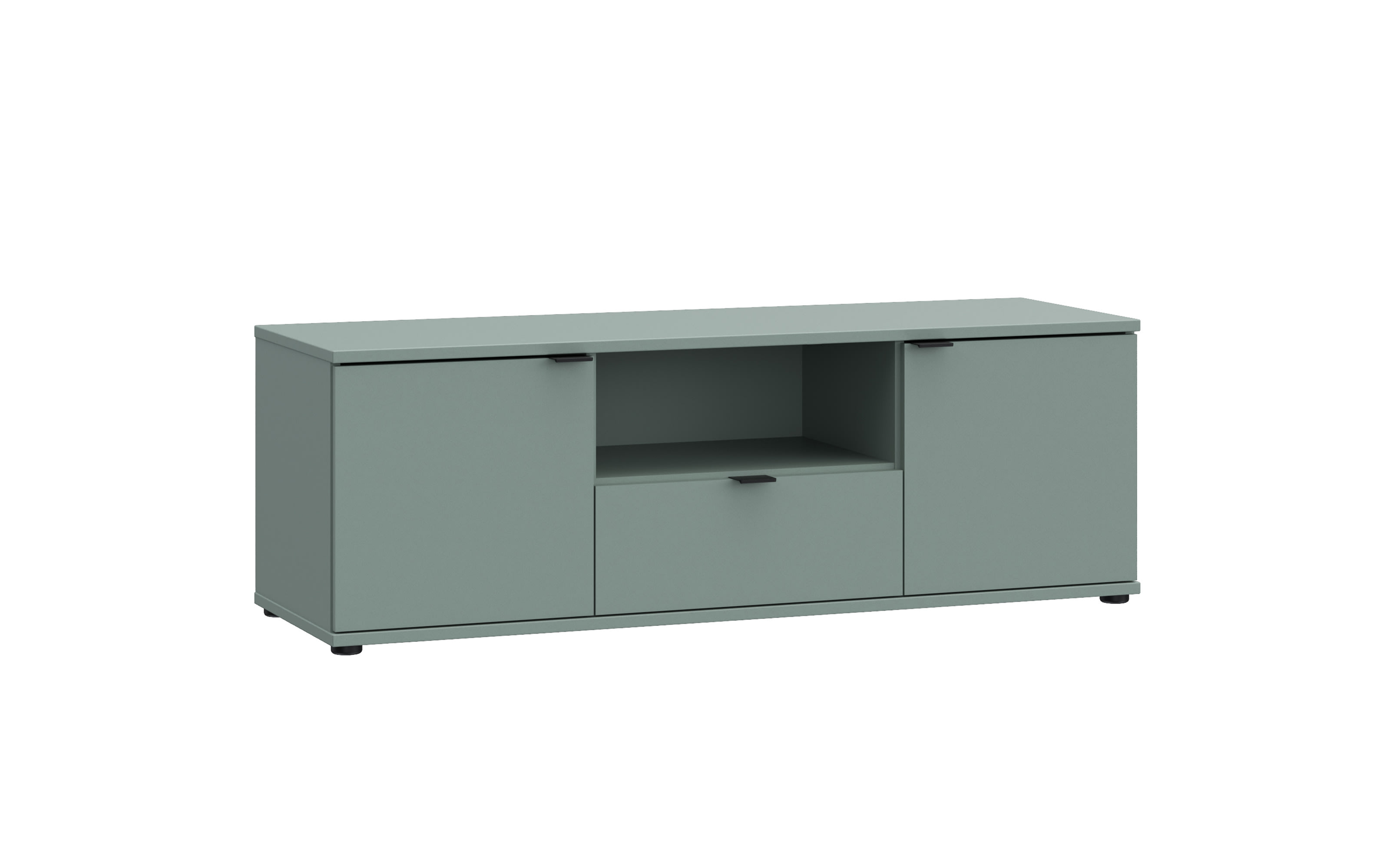 TV-Unterschrank Ganymede, salbeifarbig, 43,9 cm