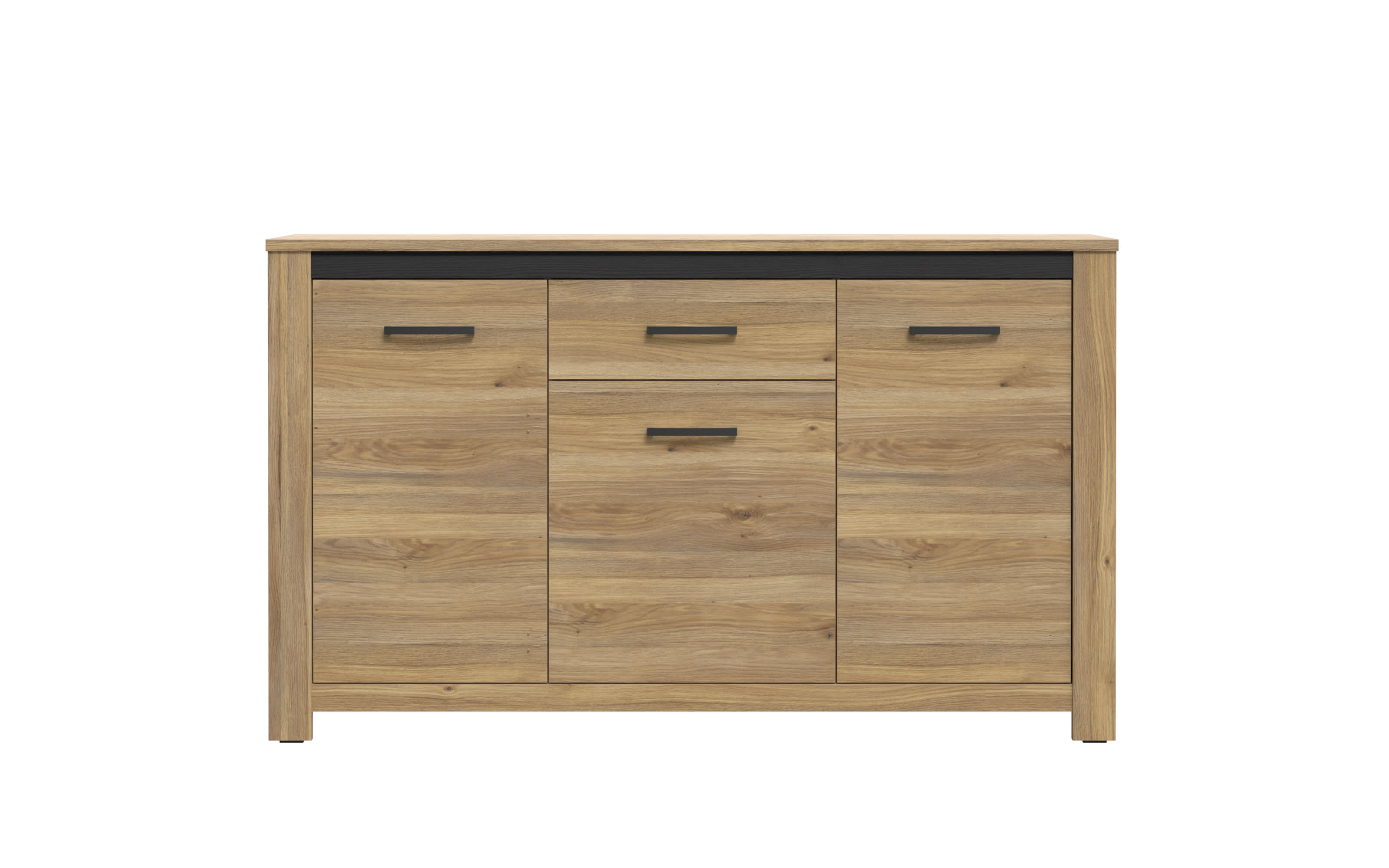Kommode San Cayetano, Mauvella Eiche-Nachbildung, 161,4 cm