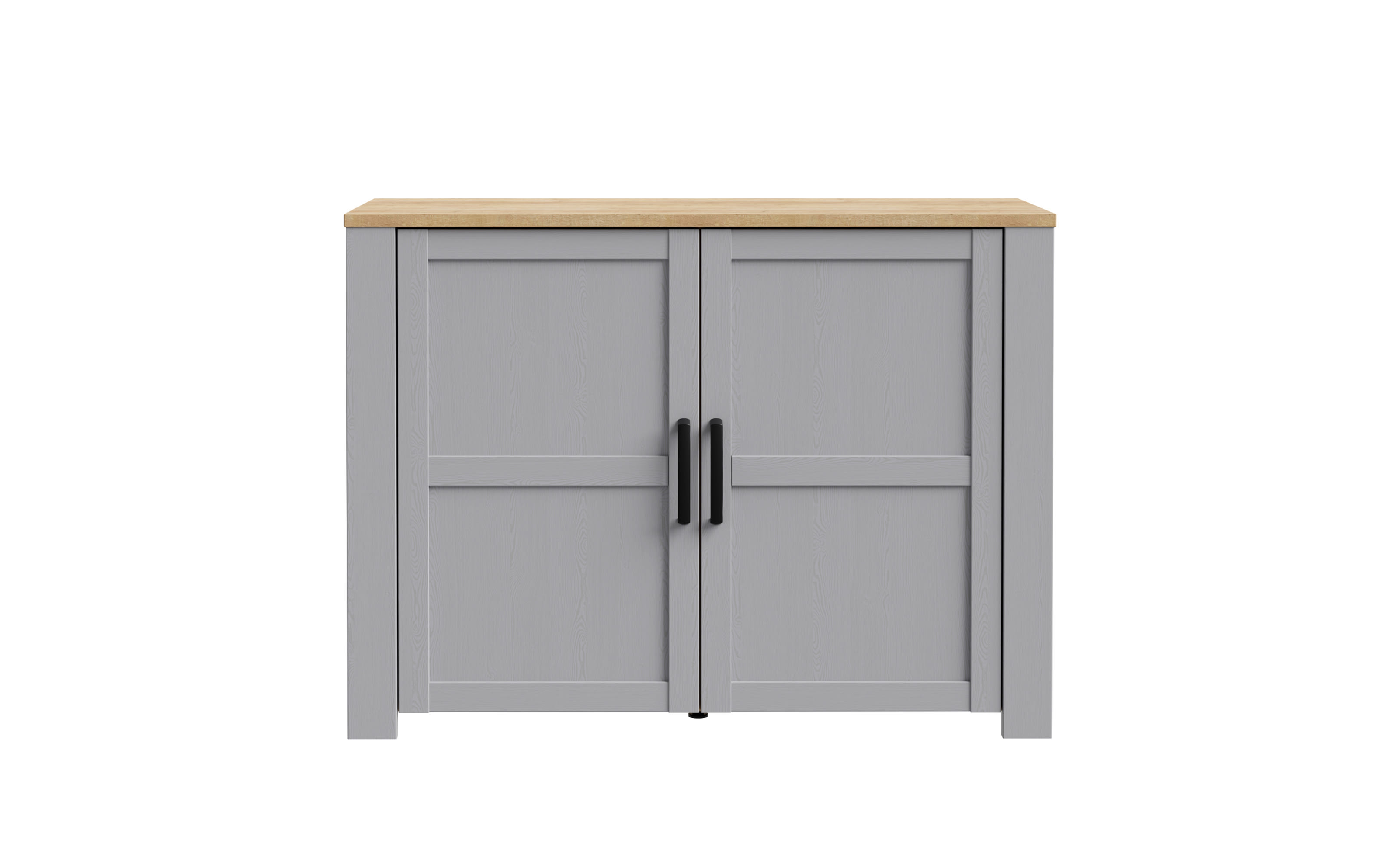 Sideboard Bohol, Riviera Eiche-Nachbildung/grau, 116,4 cm