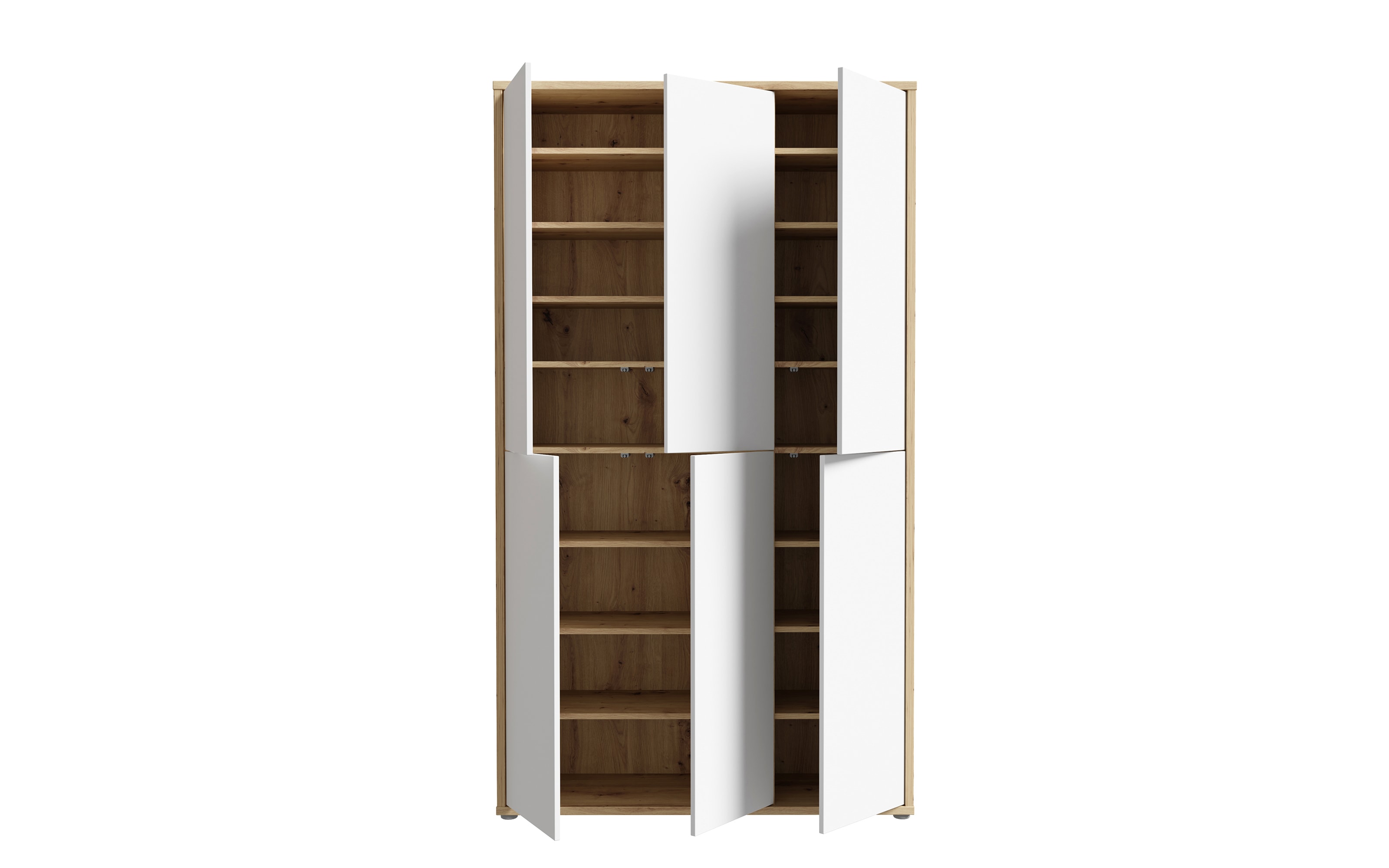 Schuhschrank Alice Springs, Artisan Eiche-Nachbildung/grau, inkl. Push-to-Open Funktion