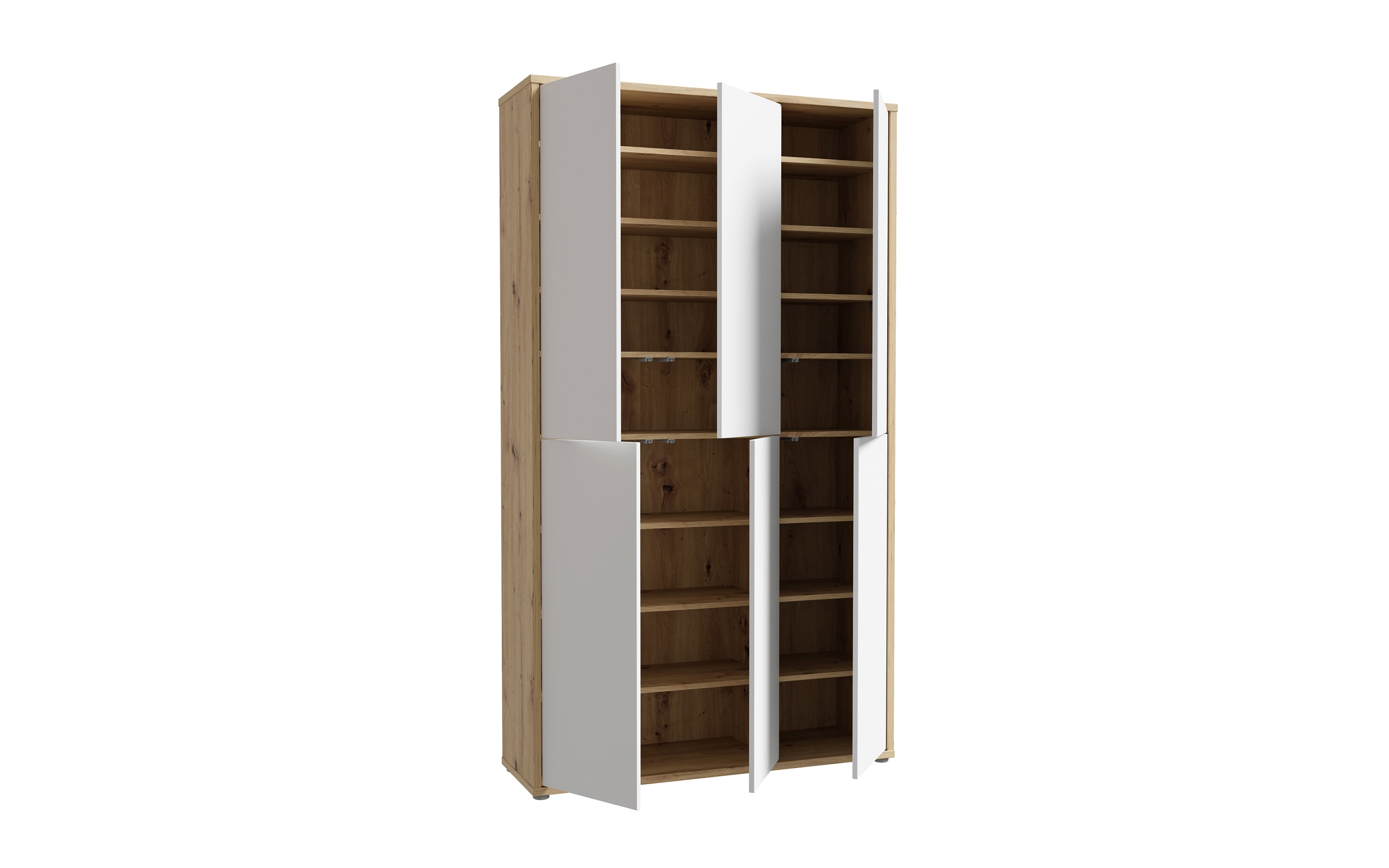 Schuhschrank Alice Springs, Artisan Eiche-Nachbildung/grau, inkl. Push-to-Open Funktion