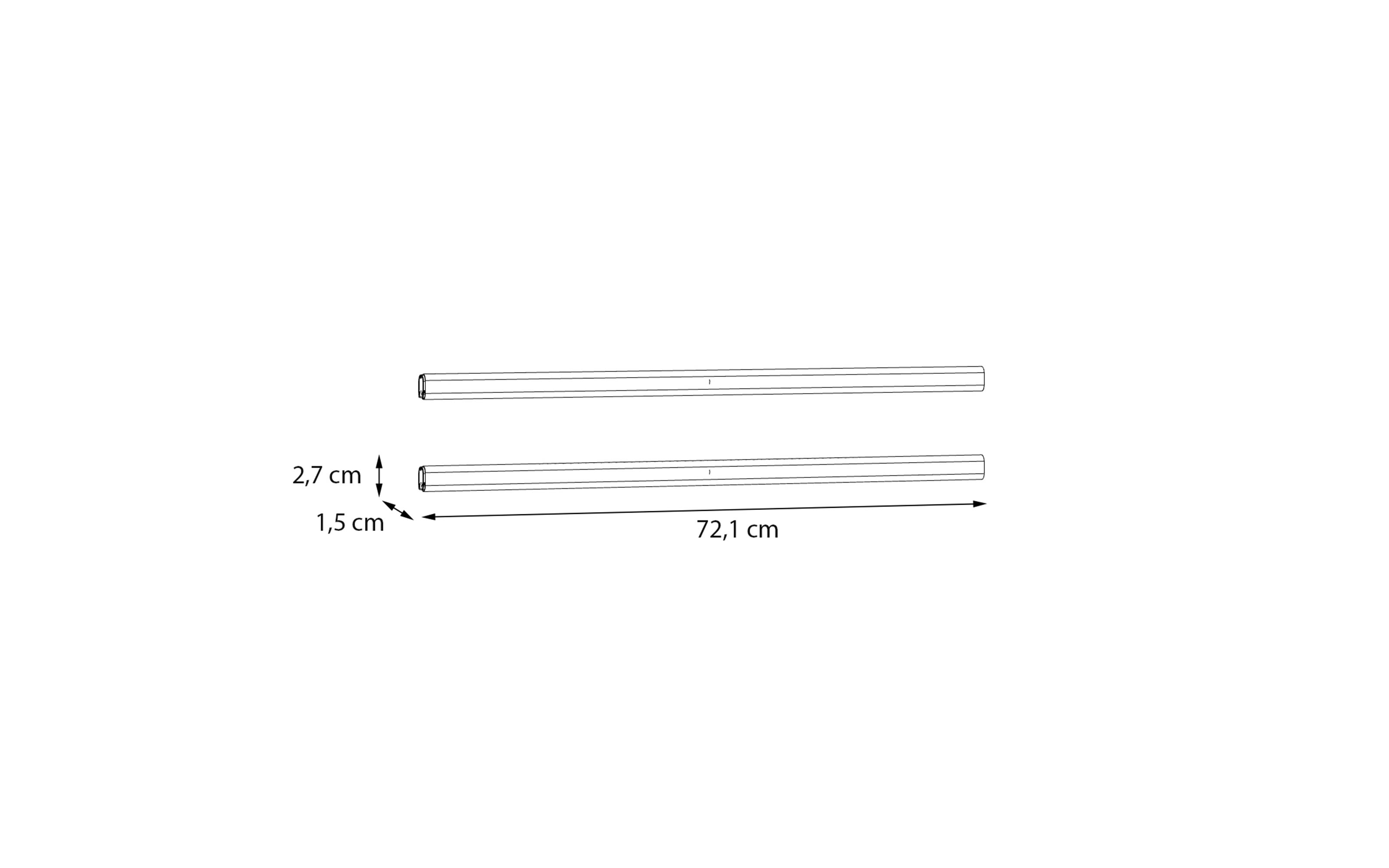 Beleuchtung Balken, Schach & Matt 2, 72,1 cm, 2er Set