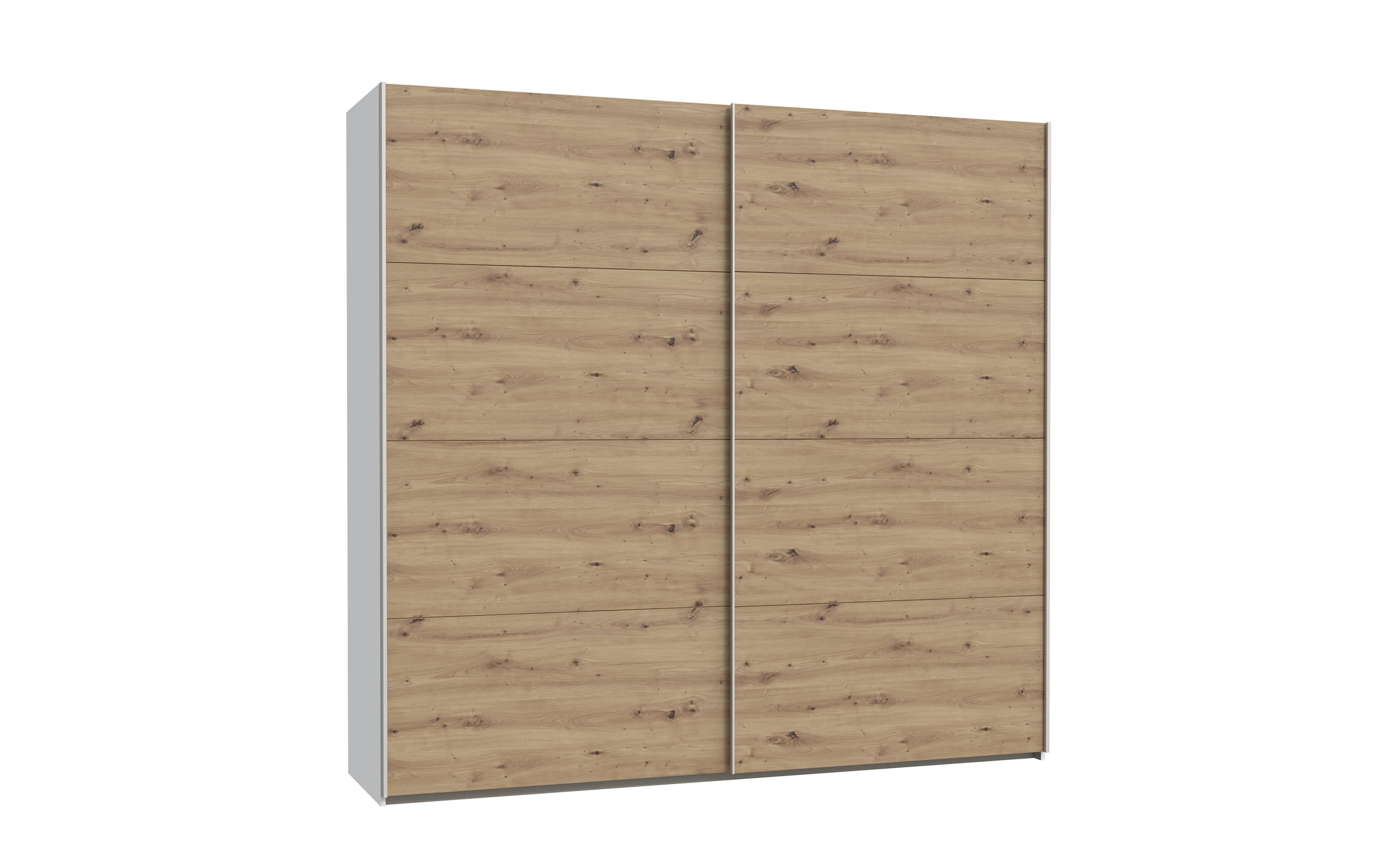 Kleiderschrank Schach & Matt 2, Artisan Eiche-Nachbildung/weiß, 220,1 cm