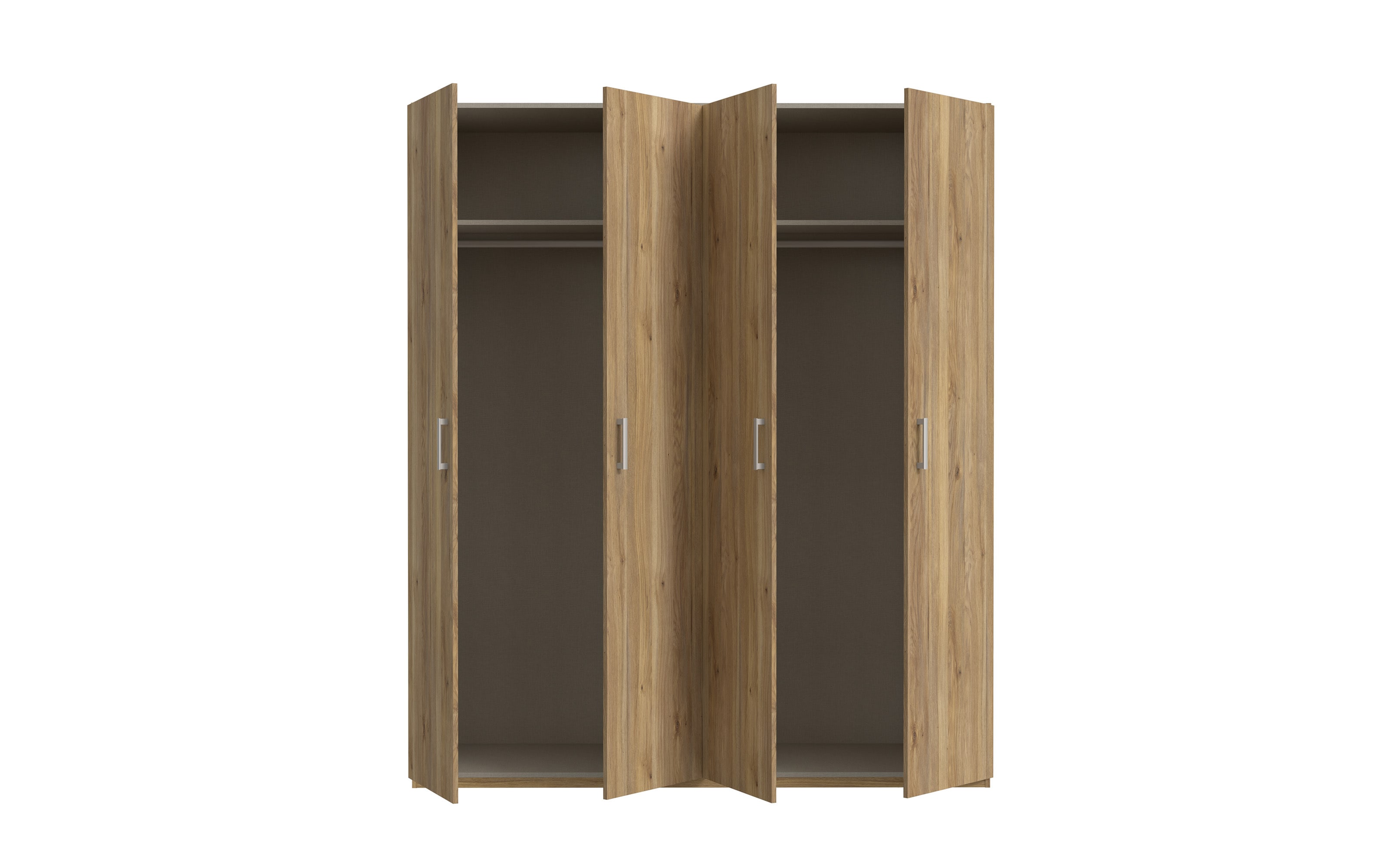 Kleiderschrank Econobox2, Mauvelle Eiche-Nachbildung, 177,5 cm