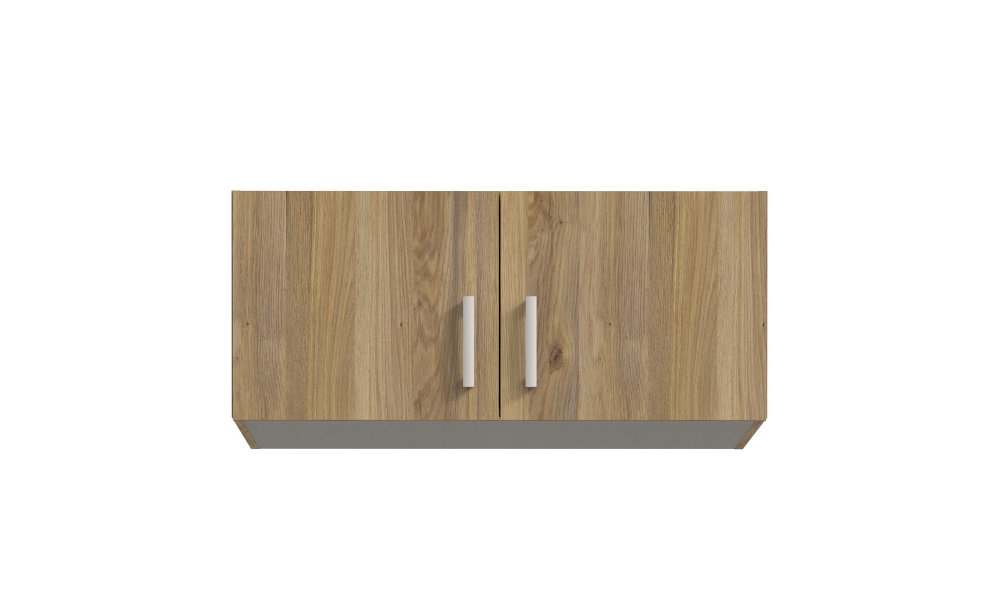 Schrankaufsatz Econobox2, Mauvelle Eiche-Nachbildung, 88,9 cm