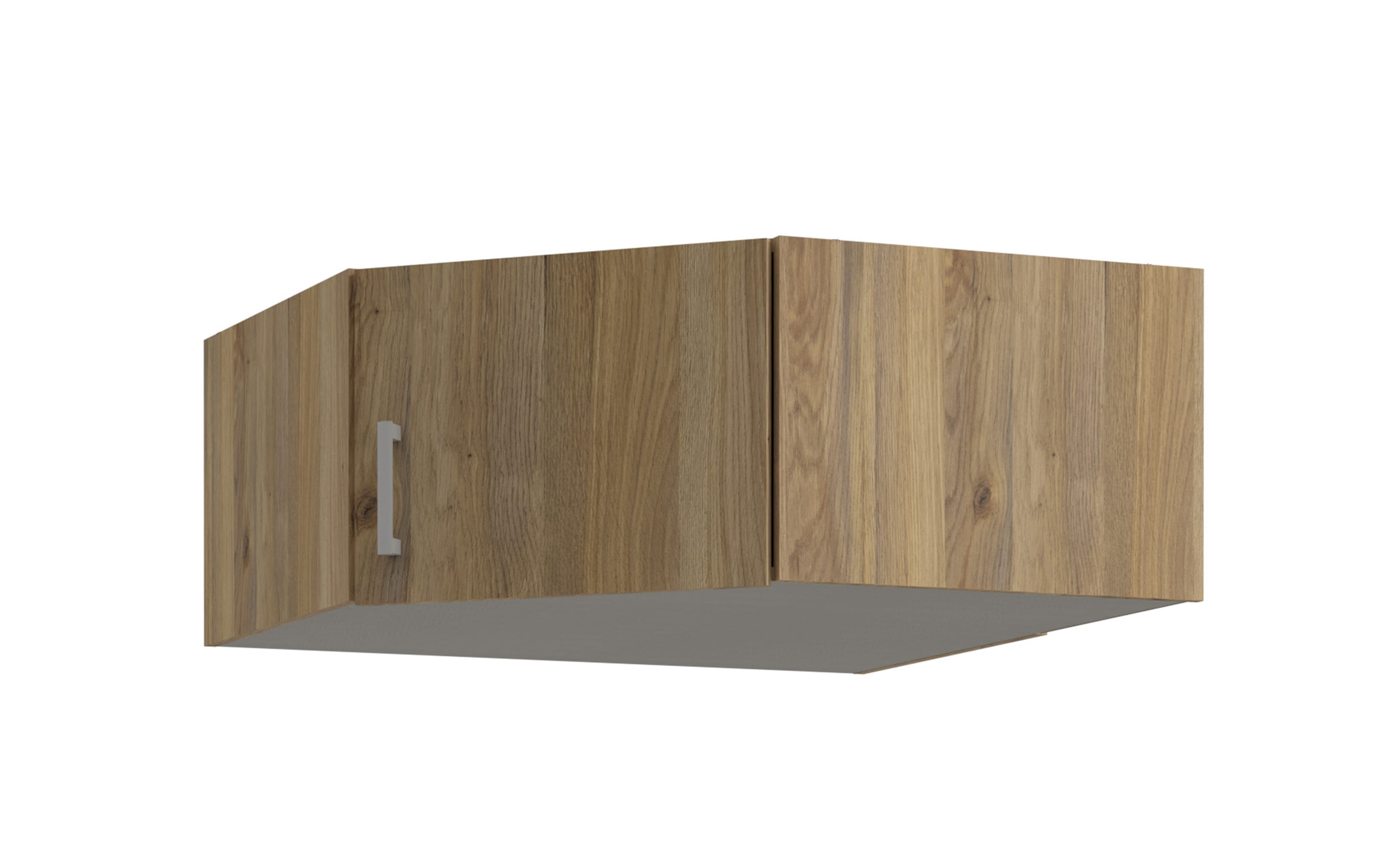 Eck-Schrankaufsatz Econobox2, Mauvelle Eiche-Nachbildung, 89,5 cm