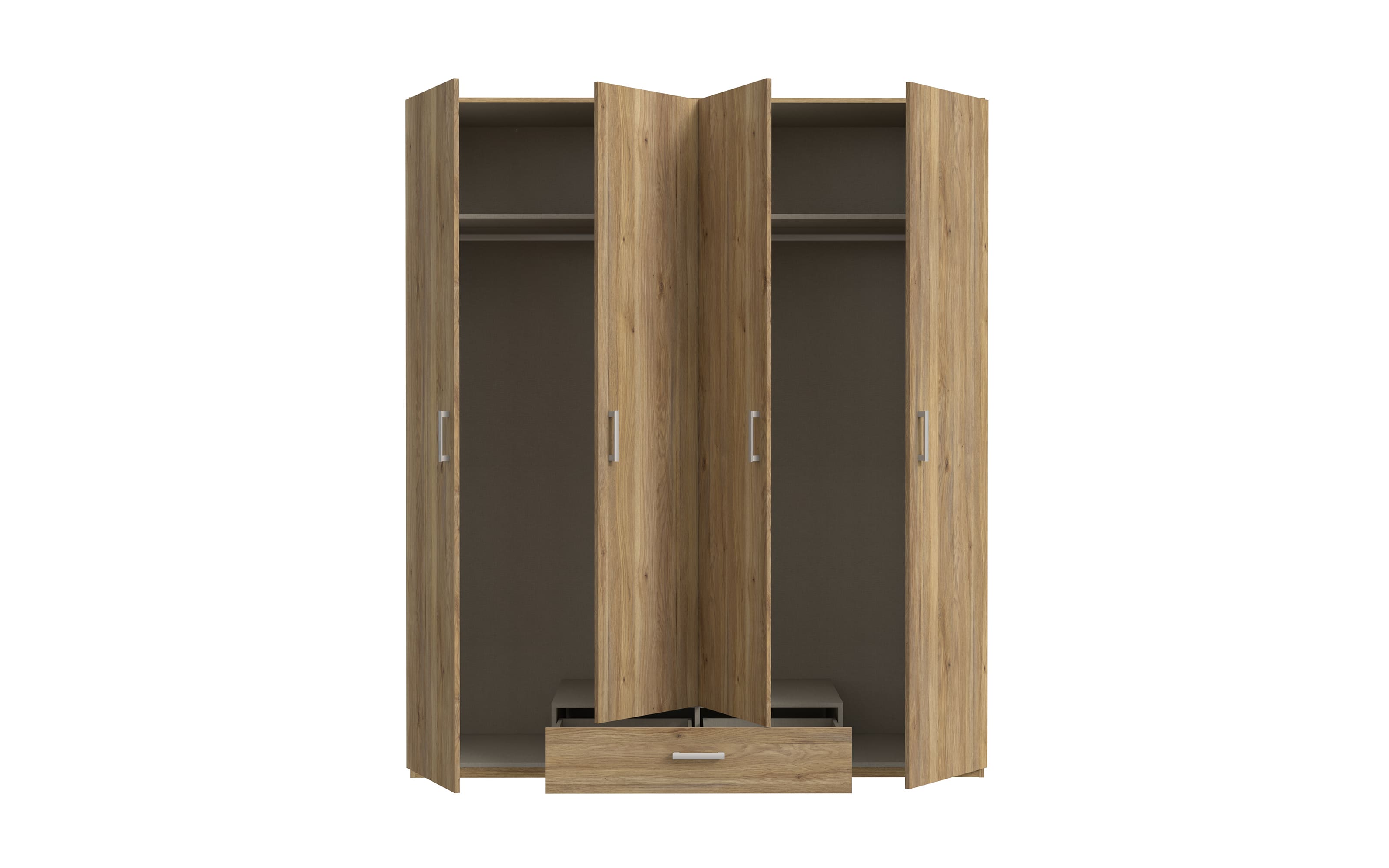 Kleiderschrank Econobox2, Mauvelle Eiche-Nachbildung, 177,5 cm