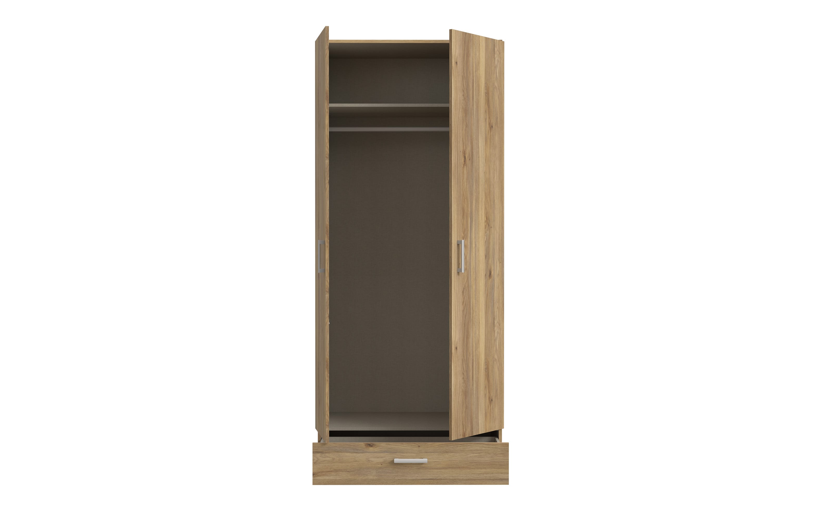 Kleiderschrank Econobox2, Mauvelle Eiche-Nachbildung, 88,9 cm