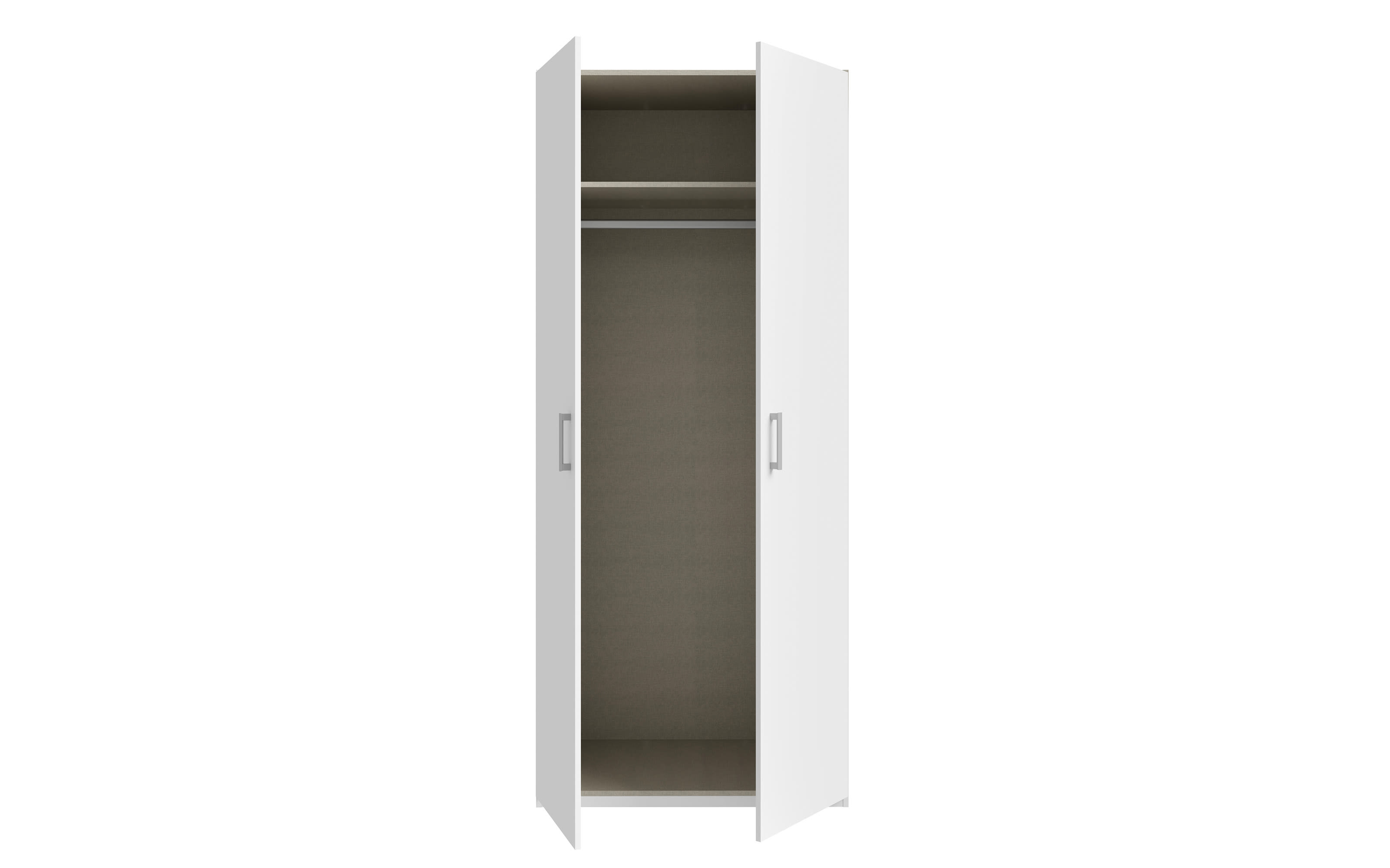 Kleiderschrank Econobox2, weiß, 88,9 cm