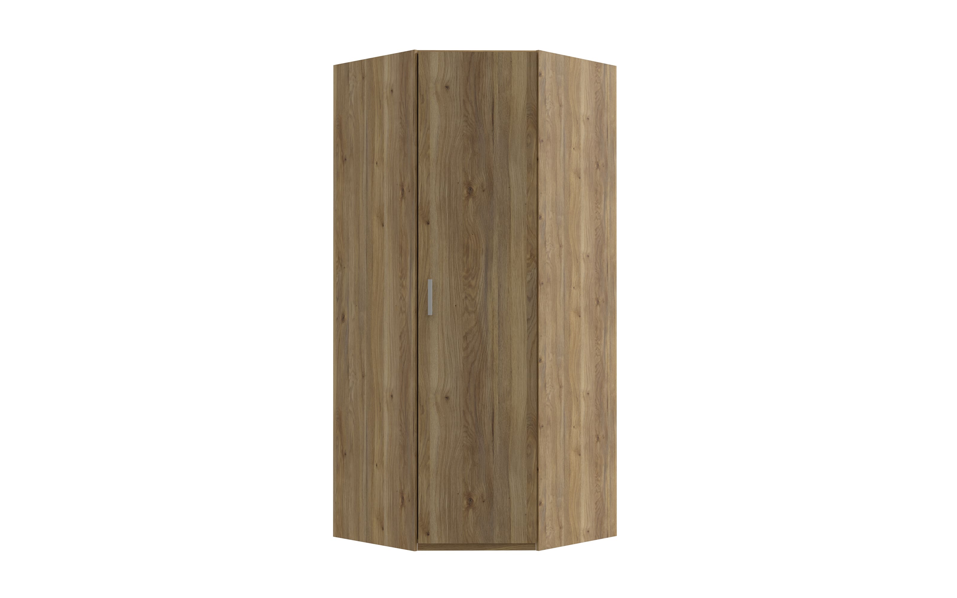 Eckkleiderschrank Econobox2, Mauvelle Eiche-Nachbildung, 89,5 cm