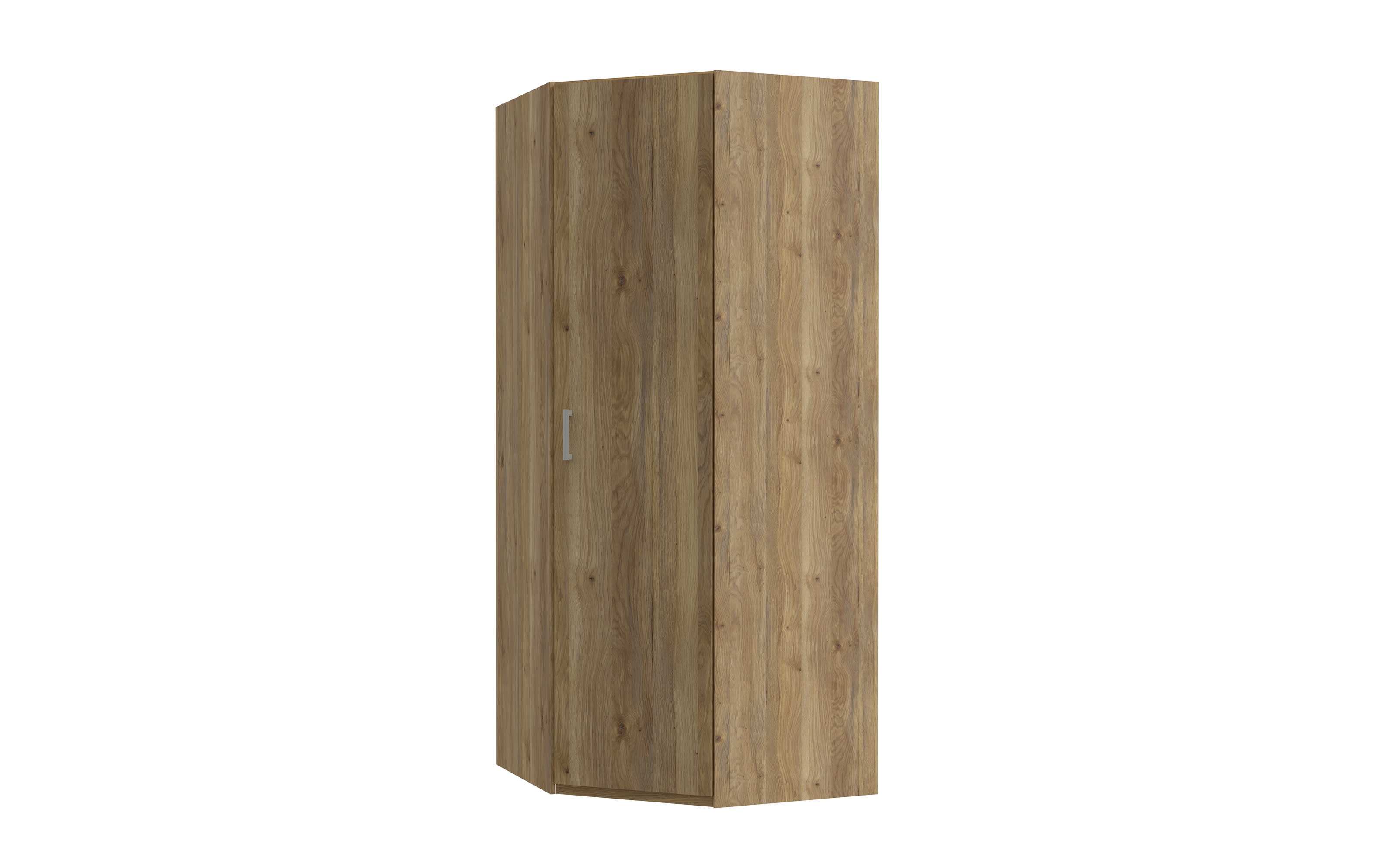 Eckkleiderschrank Econobox2, Mauvelle Eiche-Nachbildung, 89,5 cm