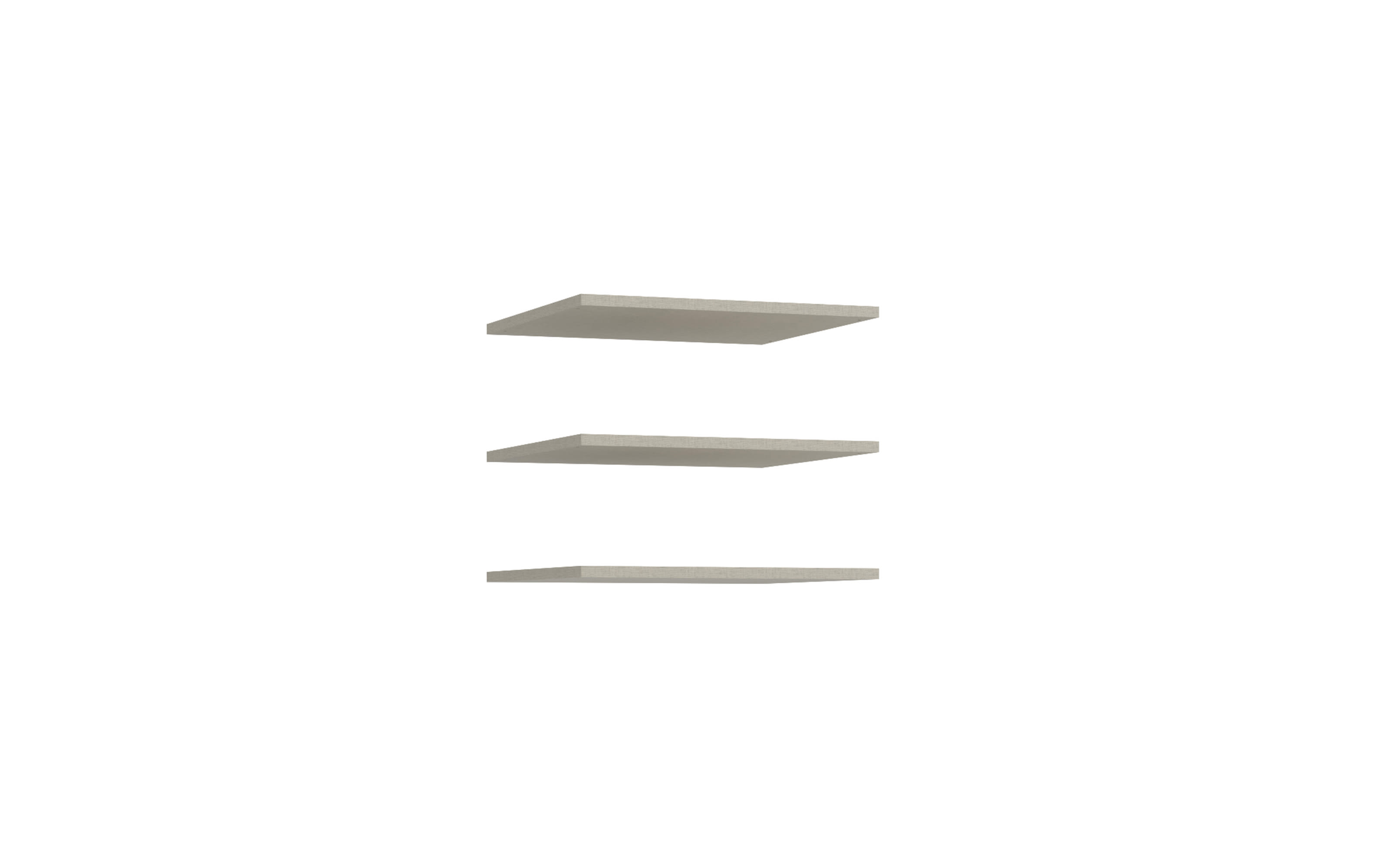 Einlegeböden Econobox2, grau, 42,2 x 42 cm, 3er Set