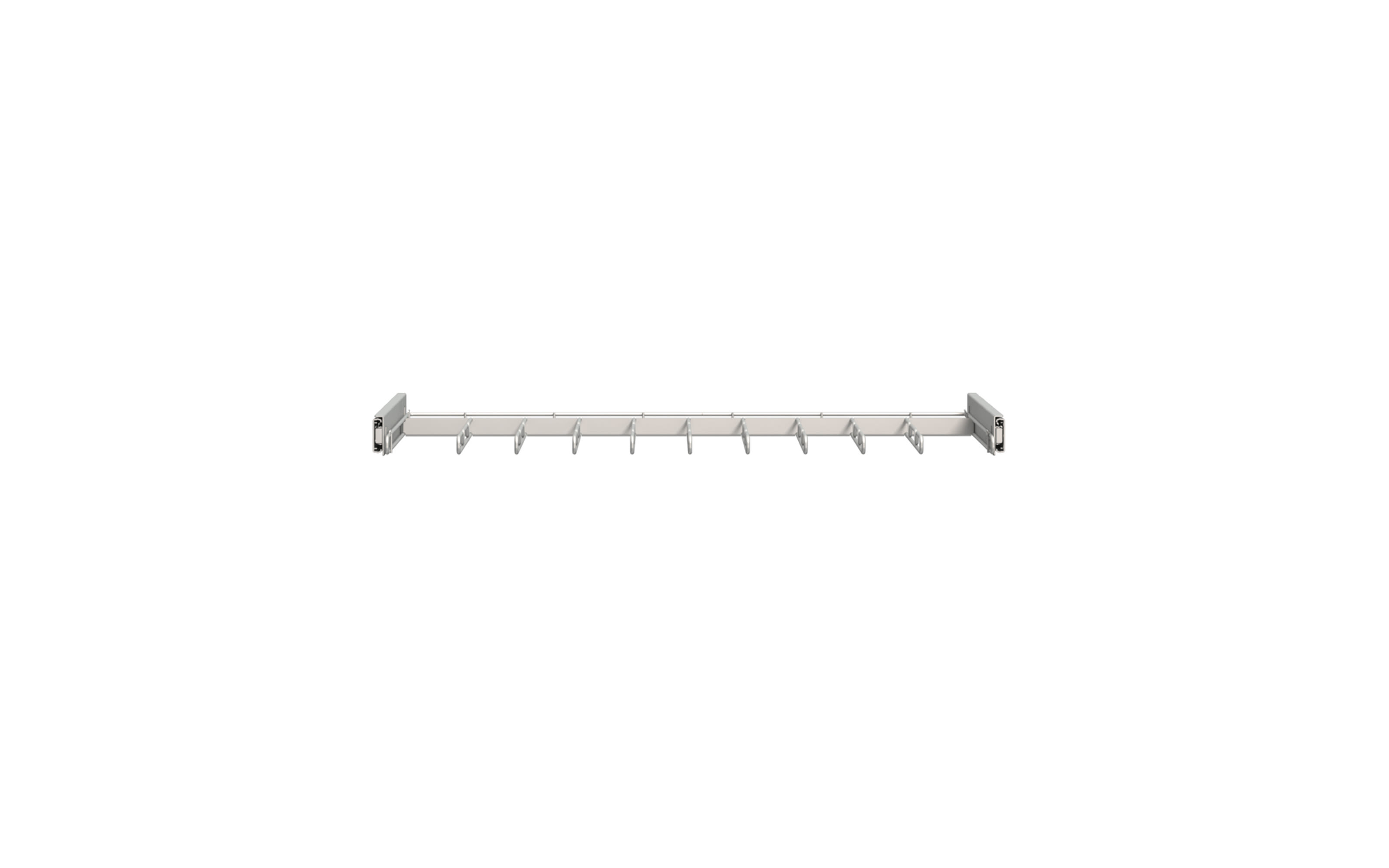 Hosenbügel Econobox2, grau, 82 x 5,2 cm