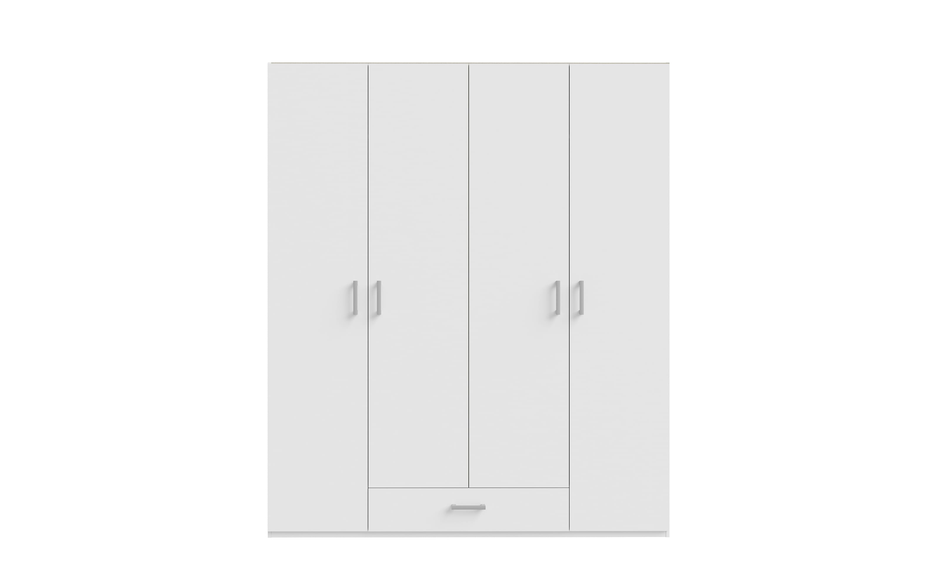 Kleiderschrank Econobox2, weiß, 177,5 cm