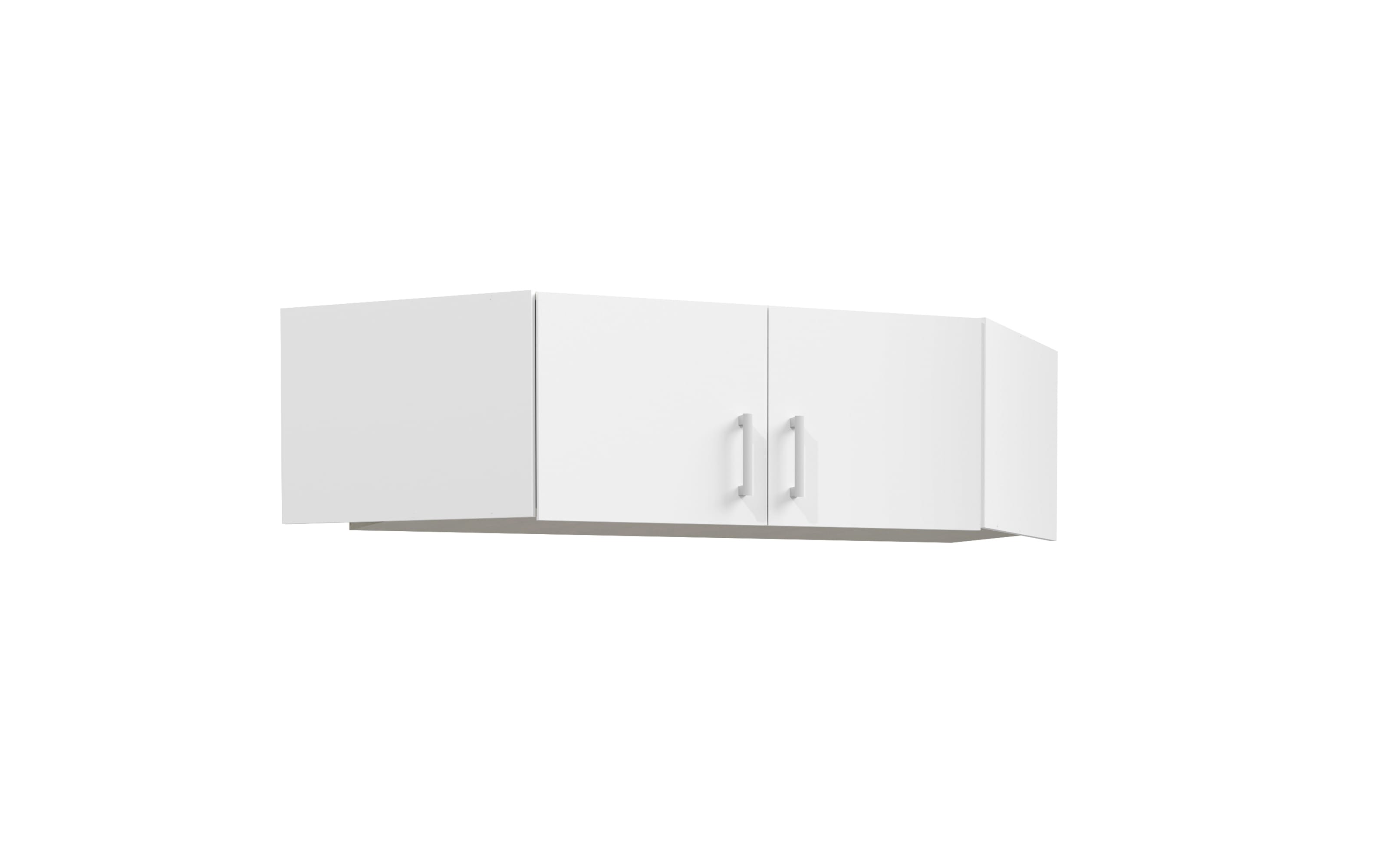 Eck-Schrankaufsatz Econobox2, weiß, 165,2 cm
