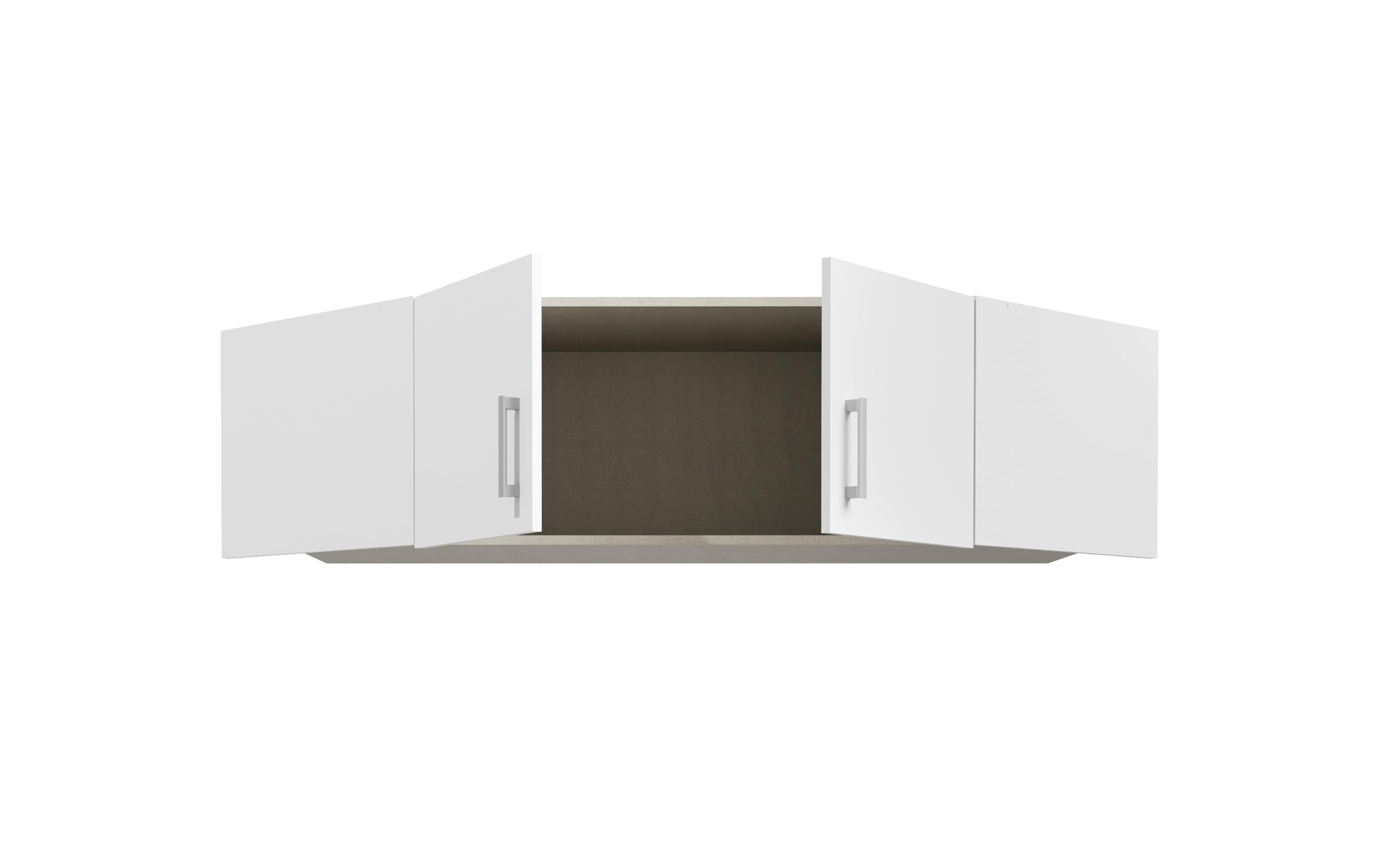 Eck-Schrankaufsatz Econobox2, weiß, 165,2 cm