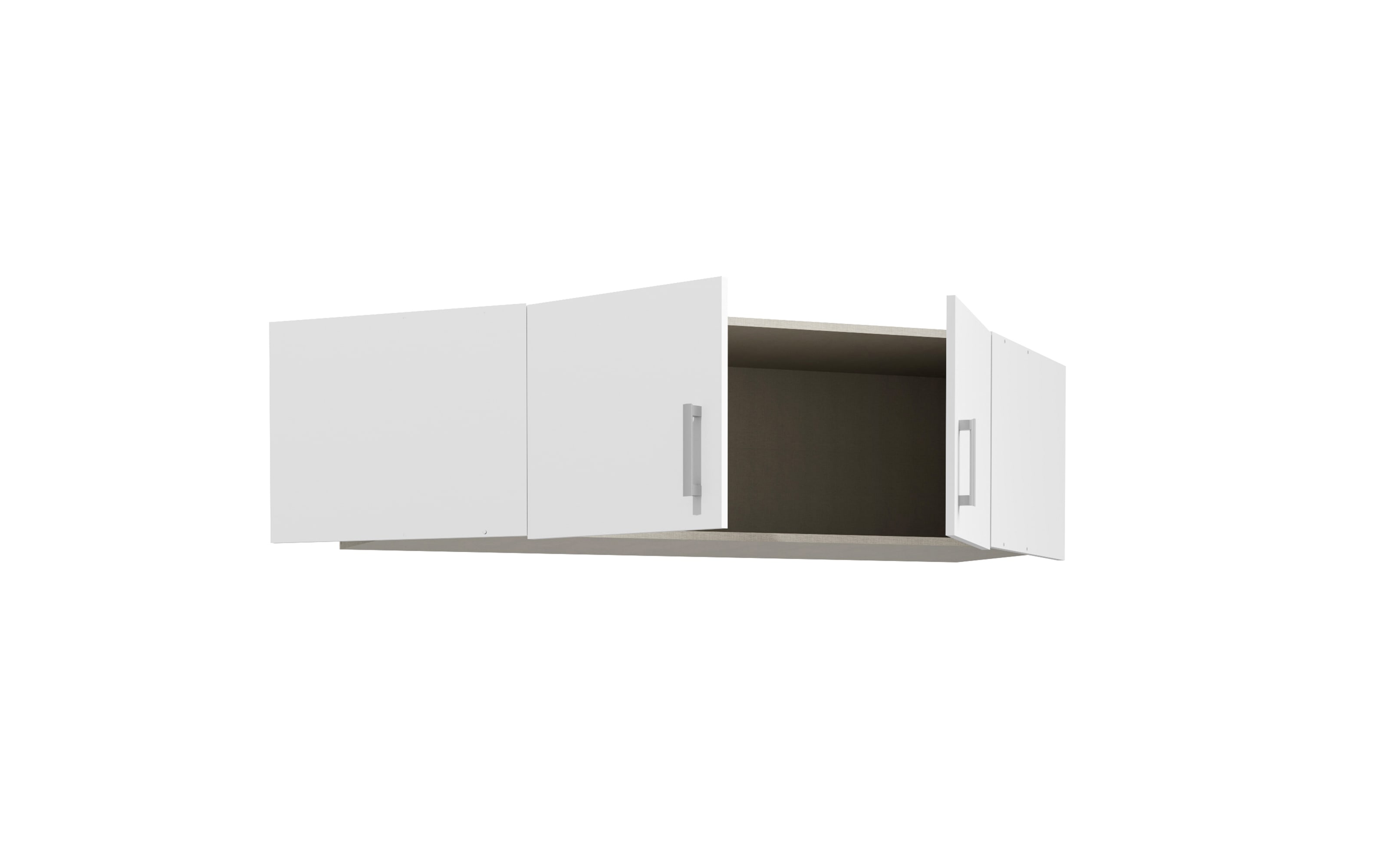 Eck-Schrankaufsatz Econobox2, weiß, 165,2 cm