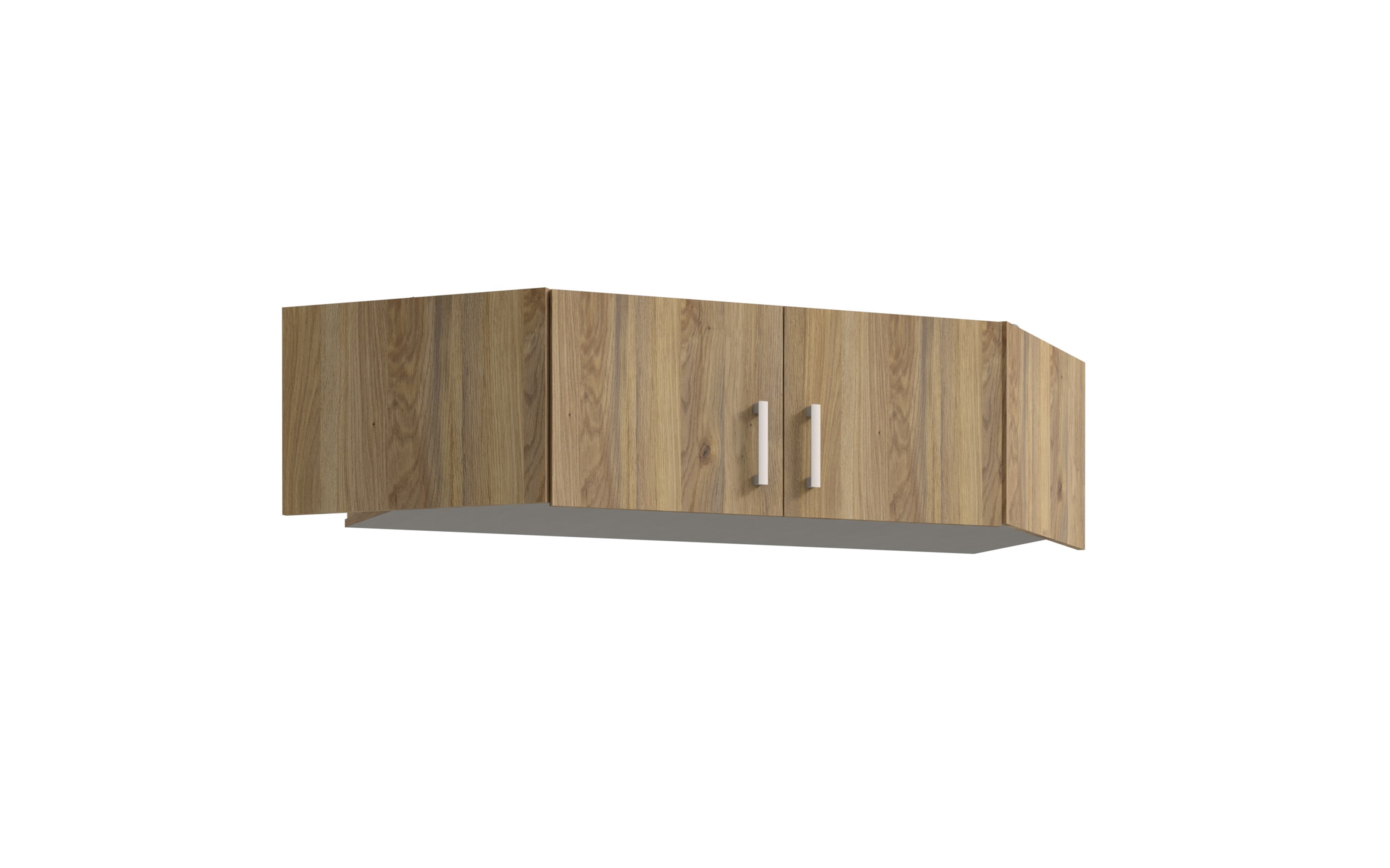 Eck-Schrankaufsatz Econobox2, Mauvelle Eiche-Nachbildung, 165,2 cm