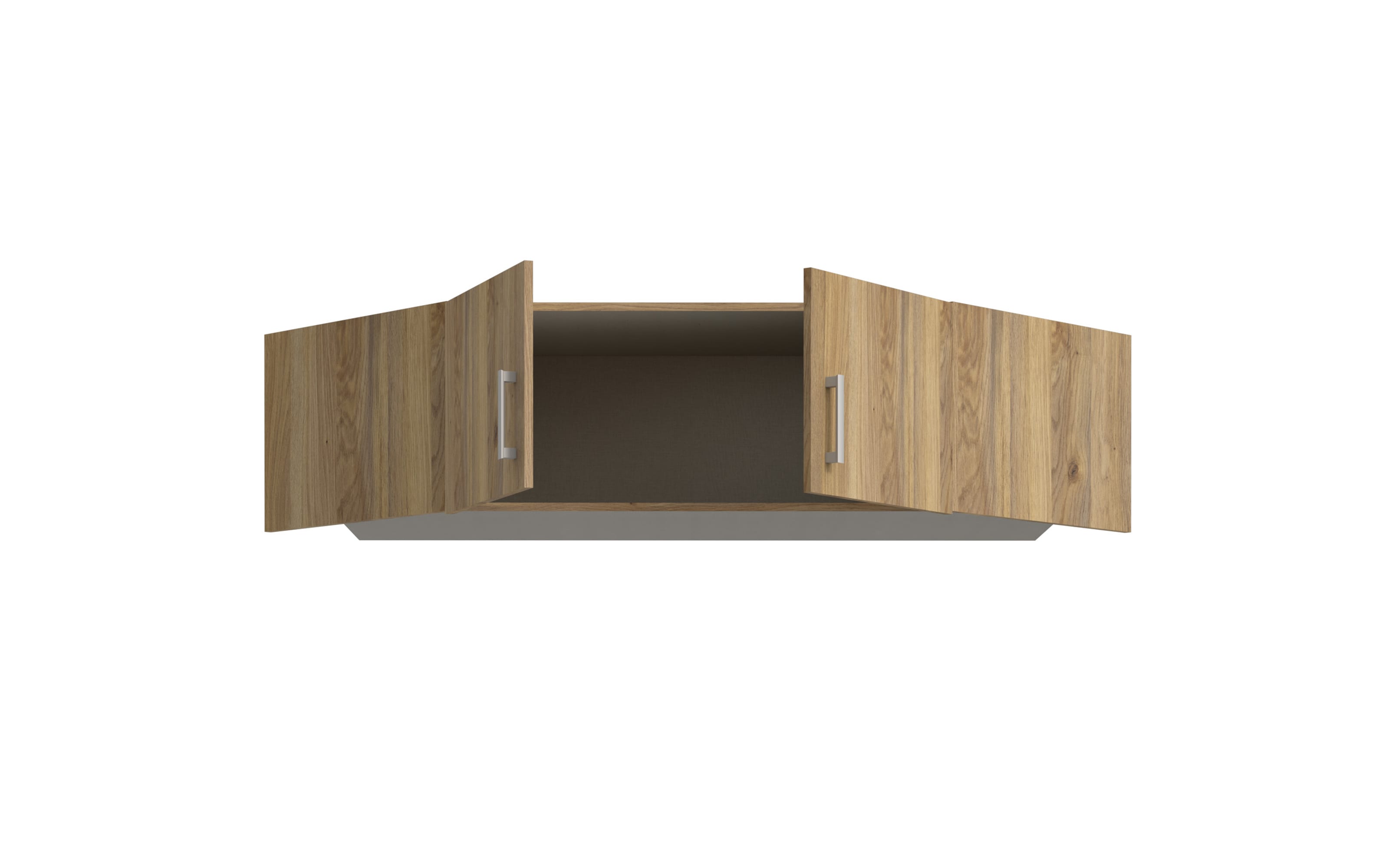 Eck-Schrankaufsatz Econobox2, Mauvelle Eiche-Nachbildung, 165,2 cm