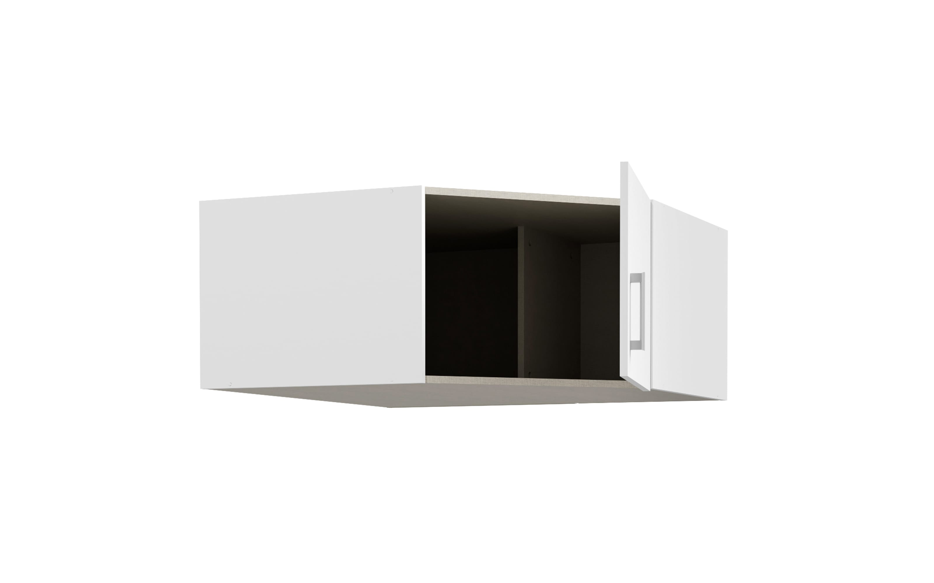 Eck-Schrankaufsatz Econobox2, weiß, 133,2 cm