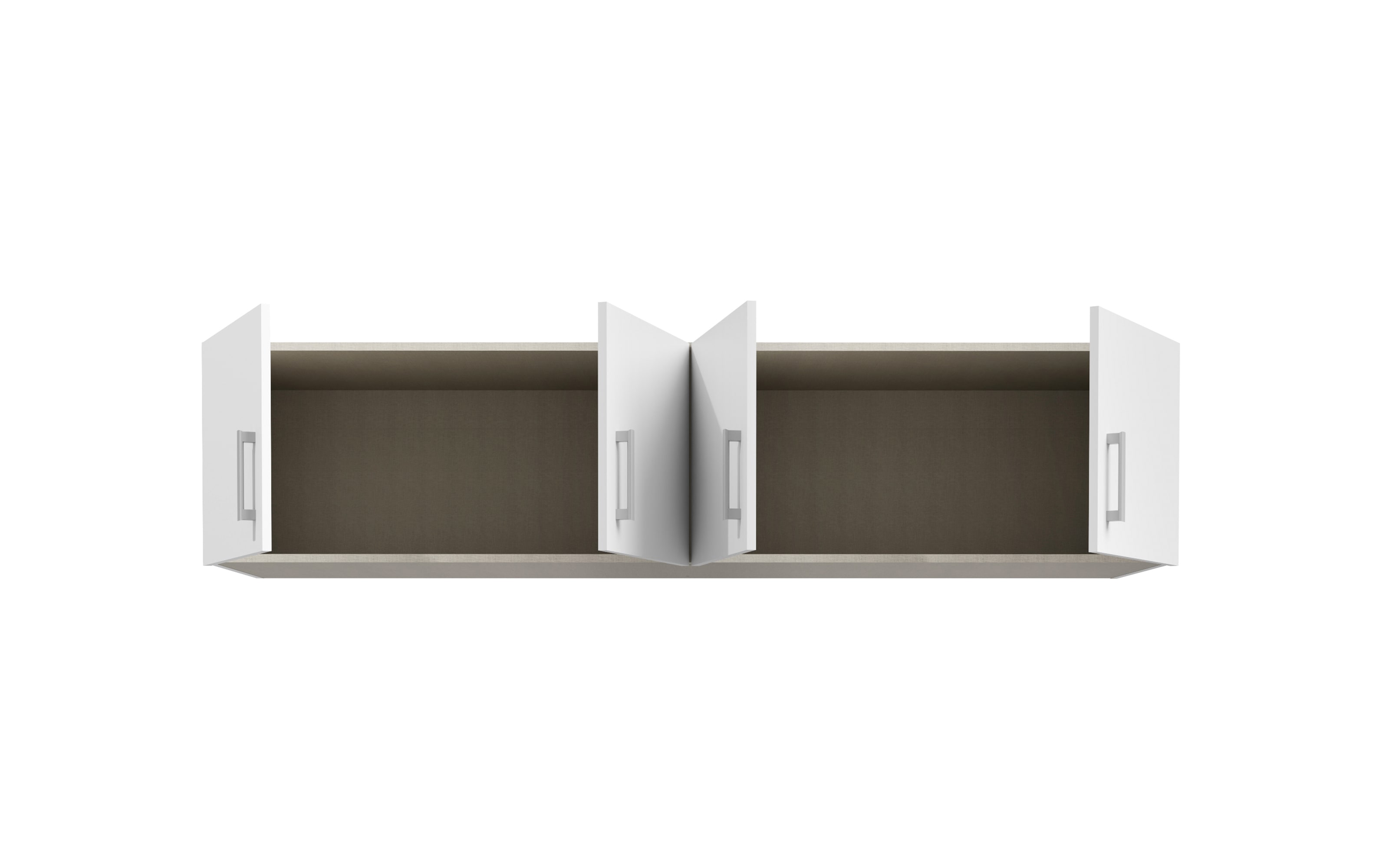 Schrankaufsatz Econobox2, weiß, 177,5 cm