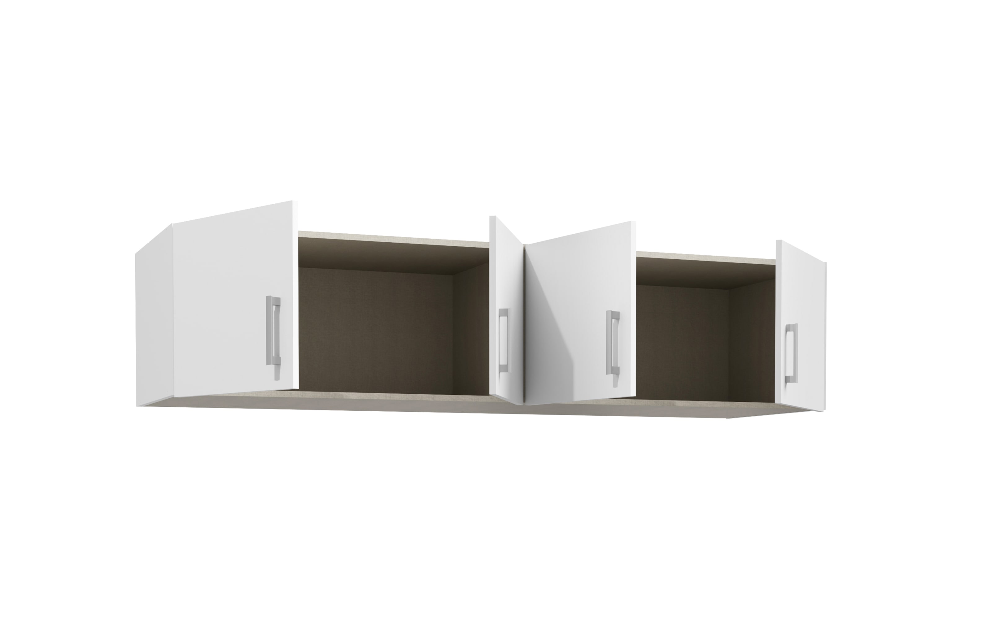 Schrankaufsatz Econobox2, weiß, 177,5 cm