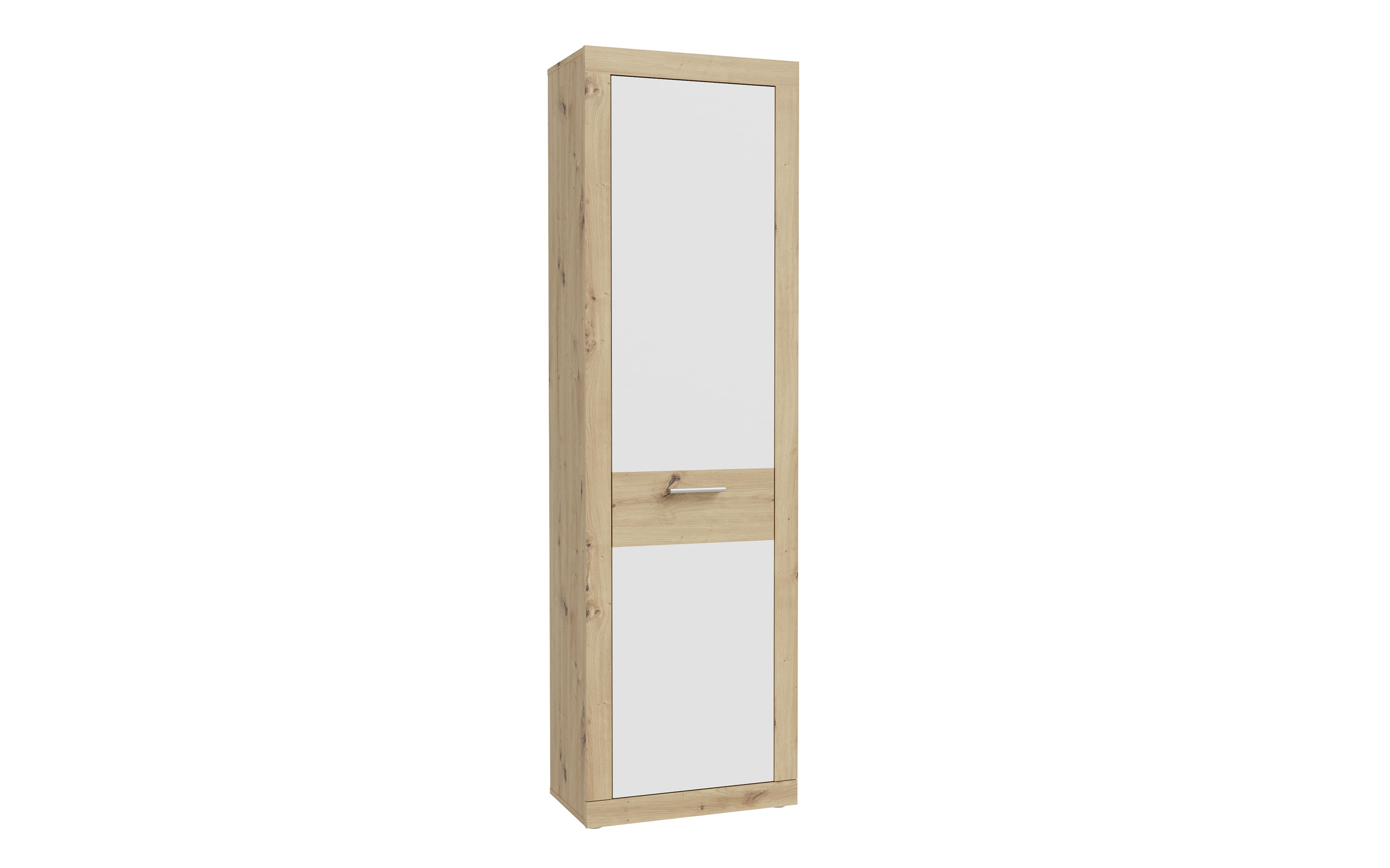 Garderobenschrank Baccio, Artisan Eiche-Nachbildung/weiß