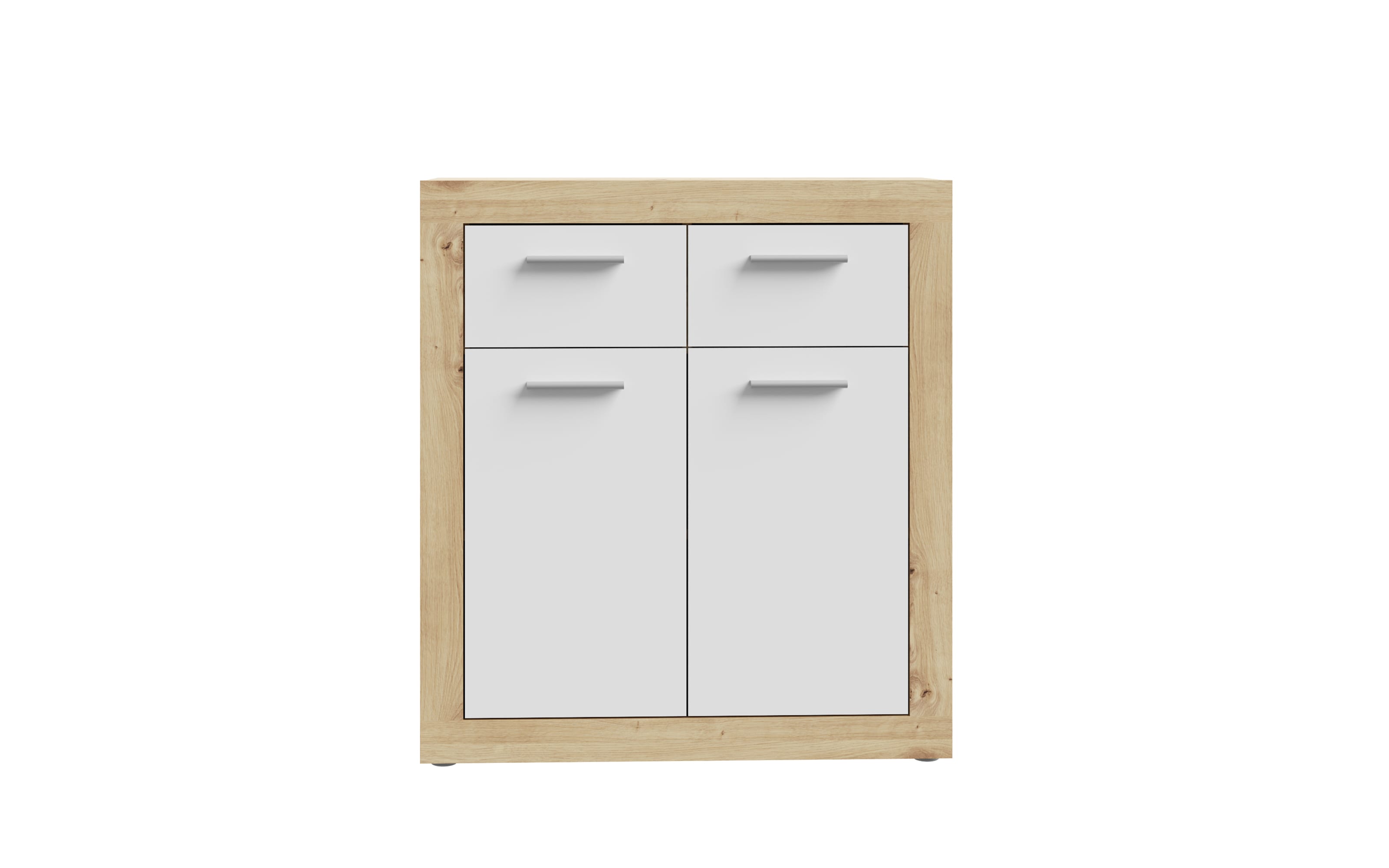 Kommode Baccio, Artisan Eiche-Nachbildung/weiß,83,2 cm