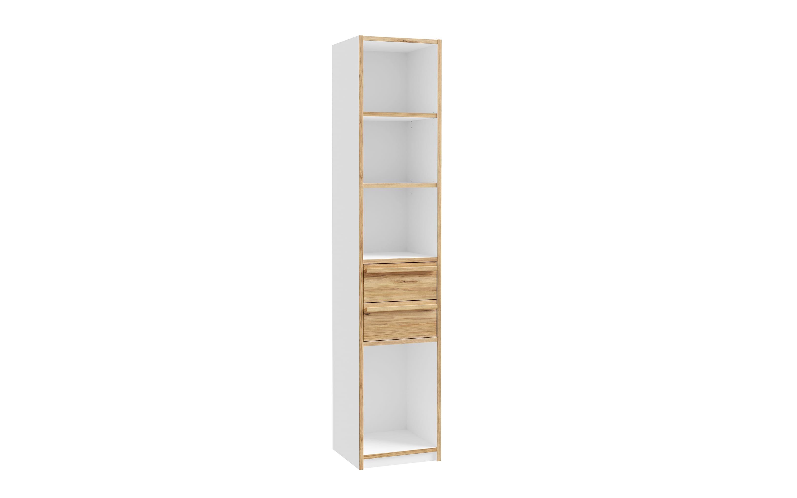 Regal Smart Room, Eiche-Nachbildung/weiß, 44,4 cm