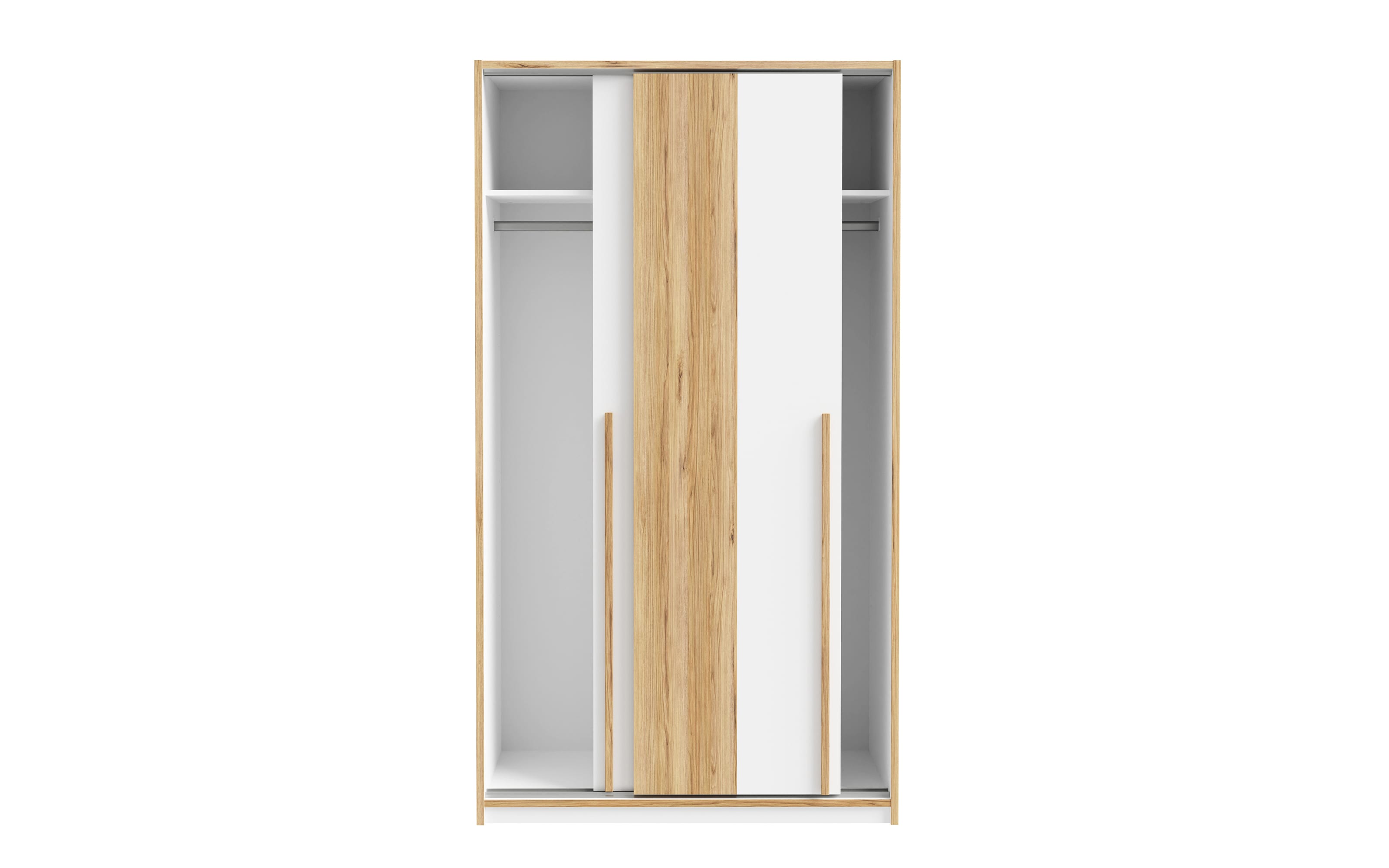 Kleiderschrank Smart Room, Eiche-Nachbildung/weiß