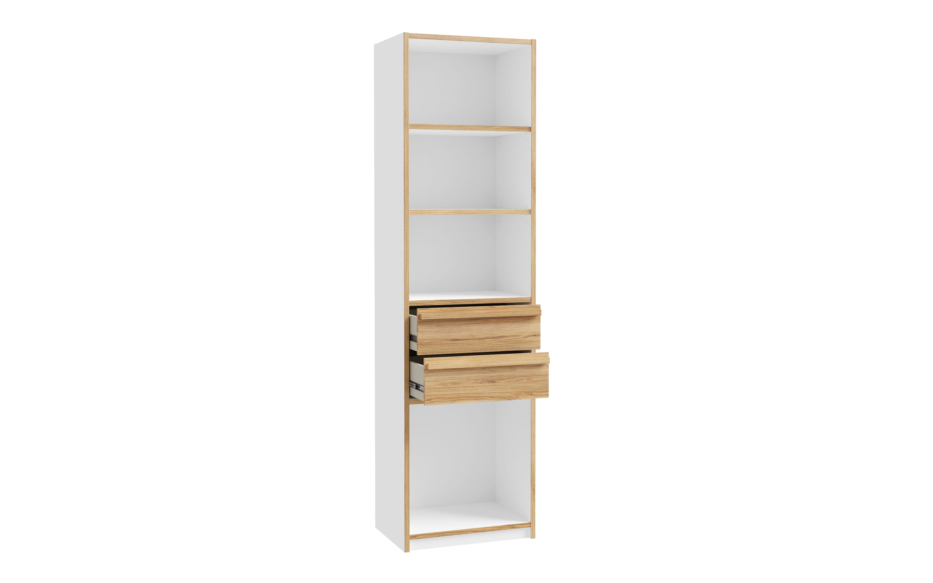 Regal Smart Room, Eiche-Nachbildung/weiß, 59,4 cm