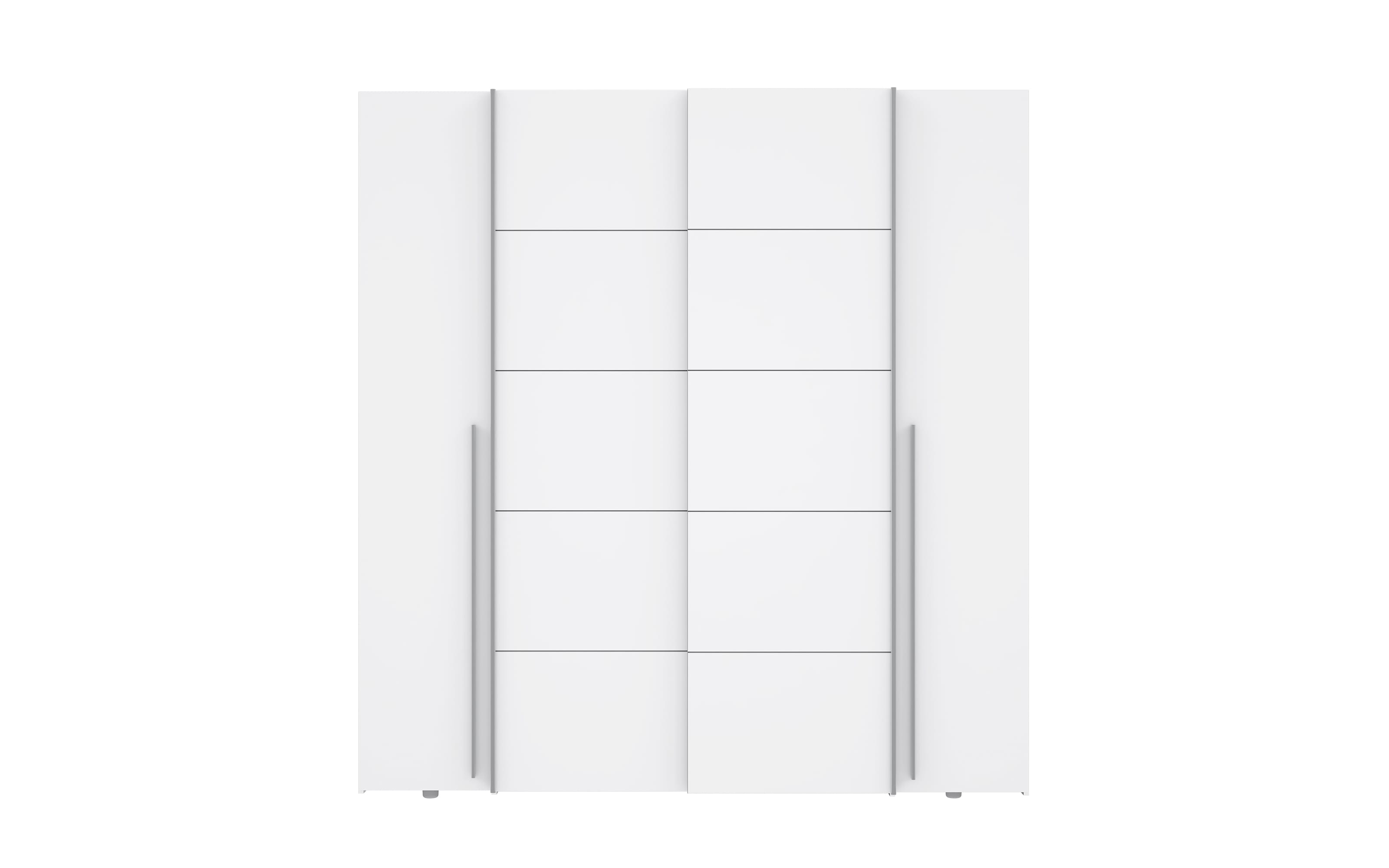 Kleiderschrank Narago, weiß, 200,1 x 210 cm