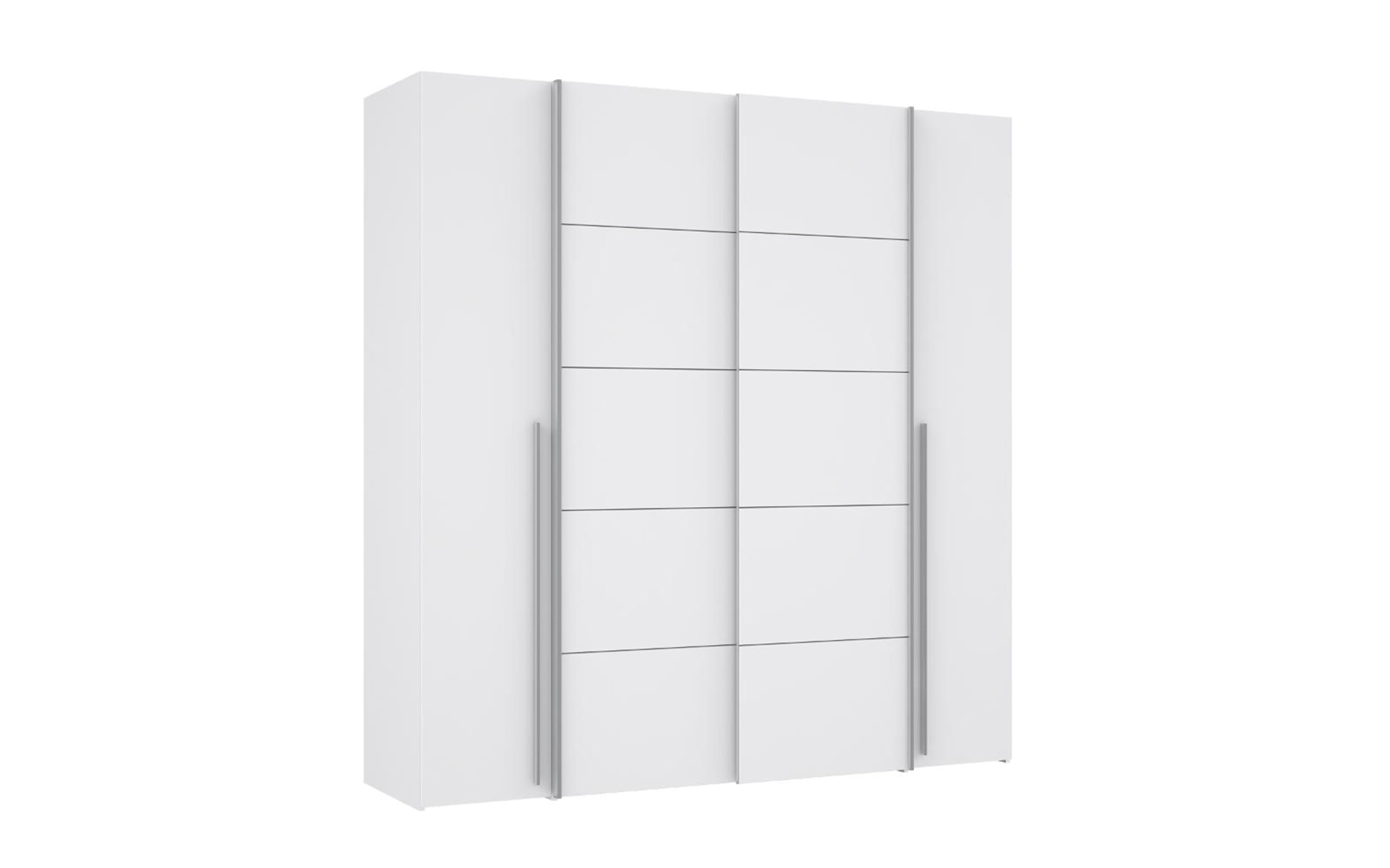 Kleiderschrank Narago, weiß, 200,1 x 210 cm