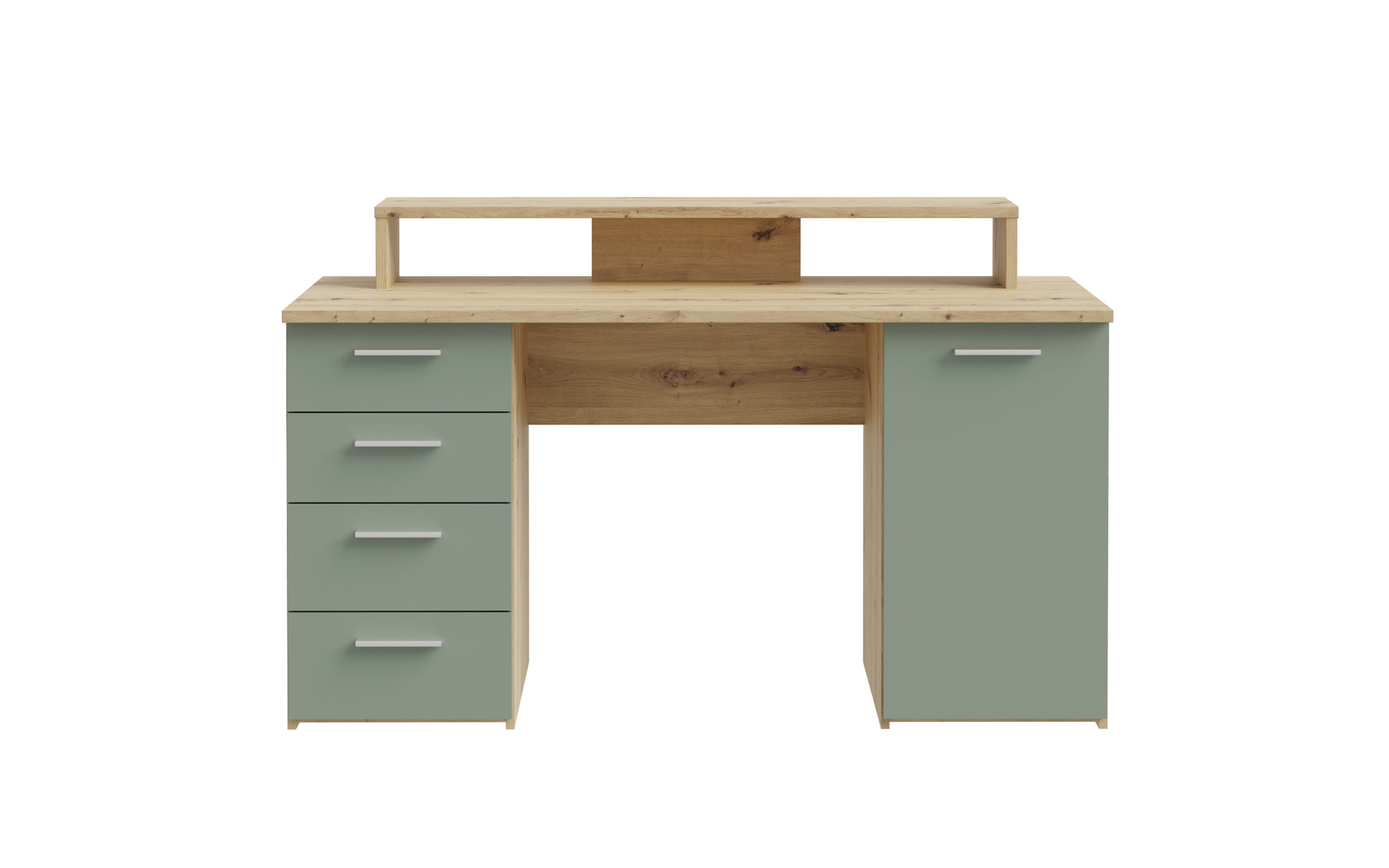 Schreibtisch Net106, Artisan Eiche Nachbildung/salbei