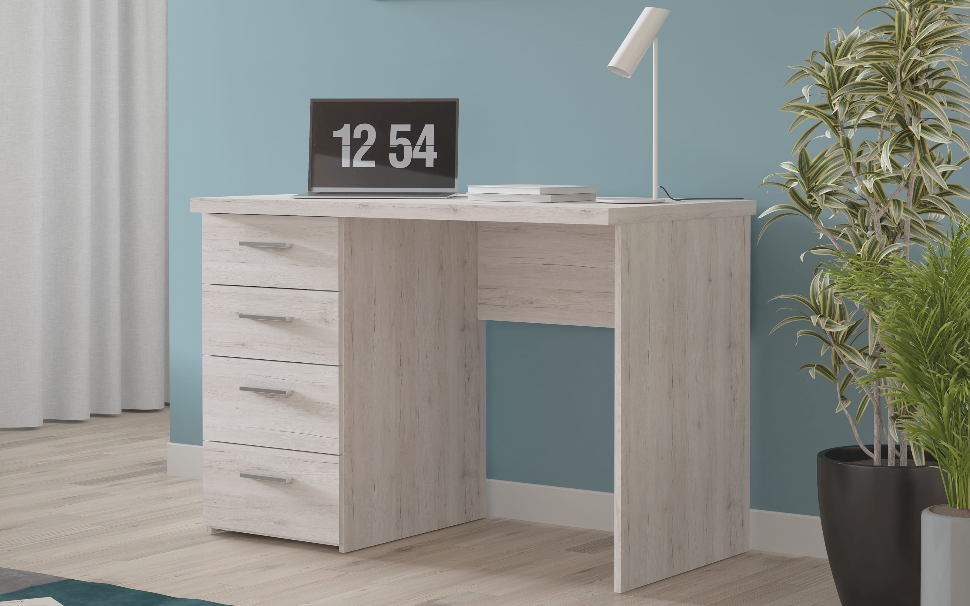 Schreibtisch Net106, Sandeiche Nachbildung