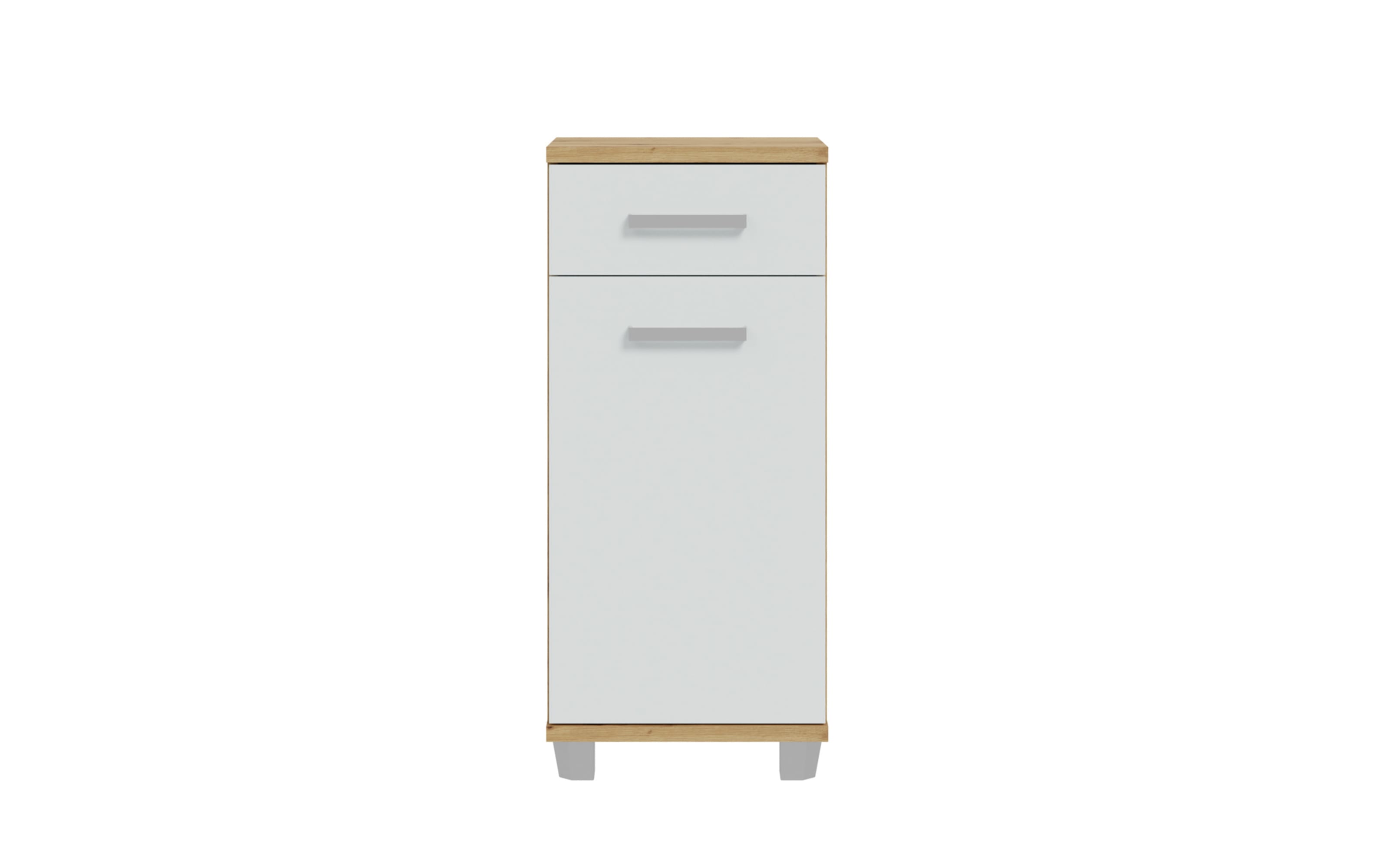 Midischrank Veris, Artisan Eiche-Nachbildung/grau