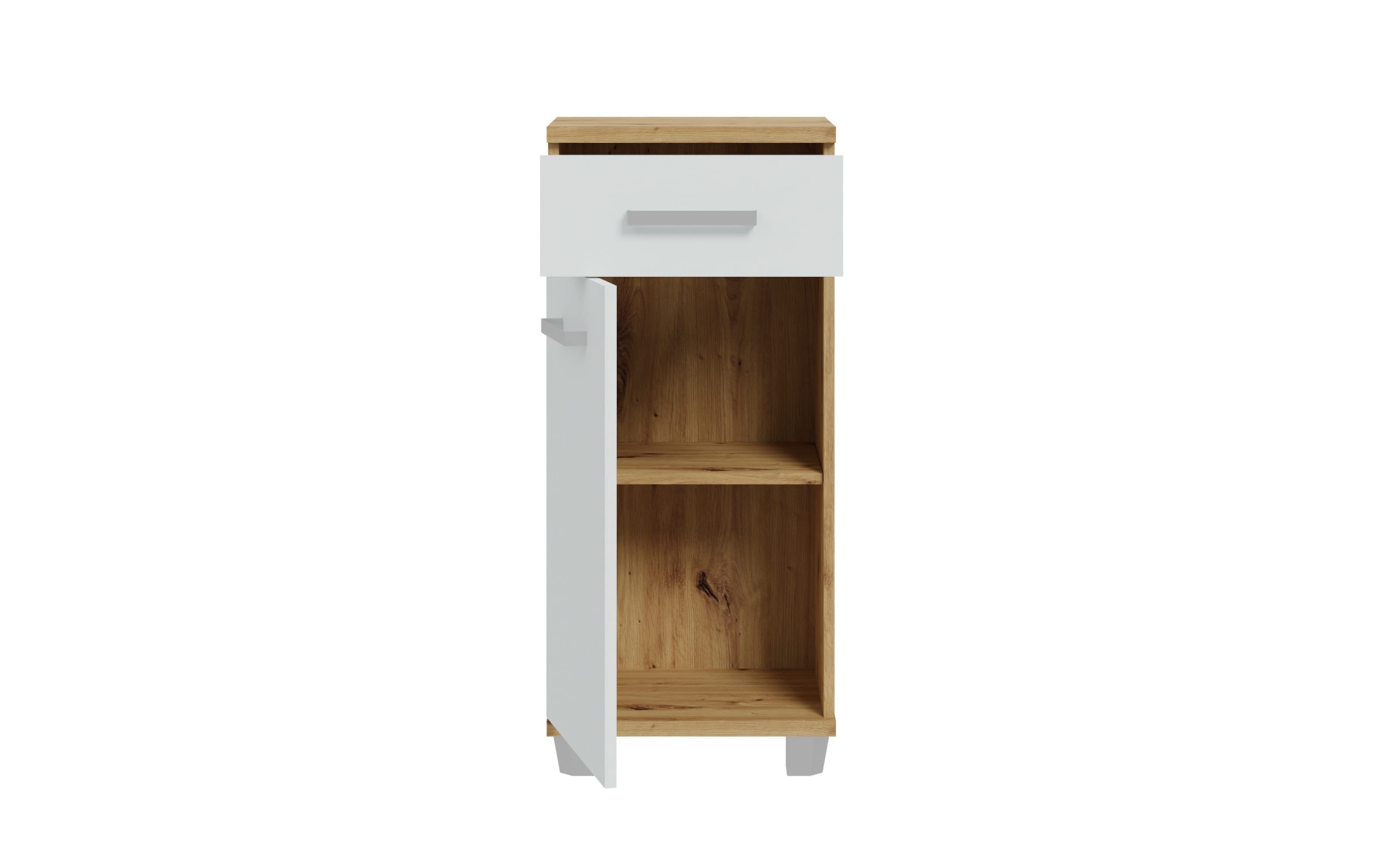 Midischrank Veris, Artisan Eiche-Nachbildung/grau