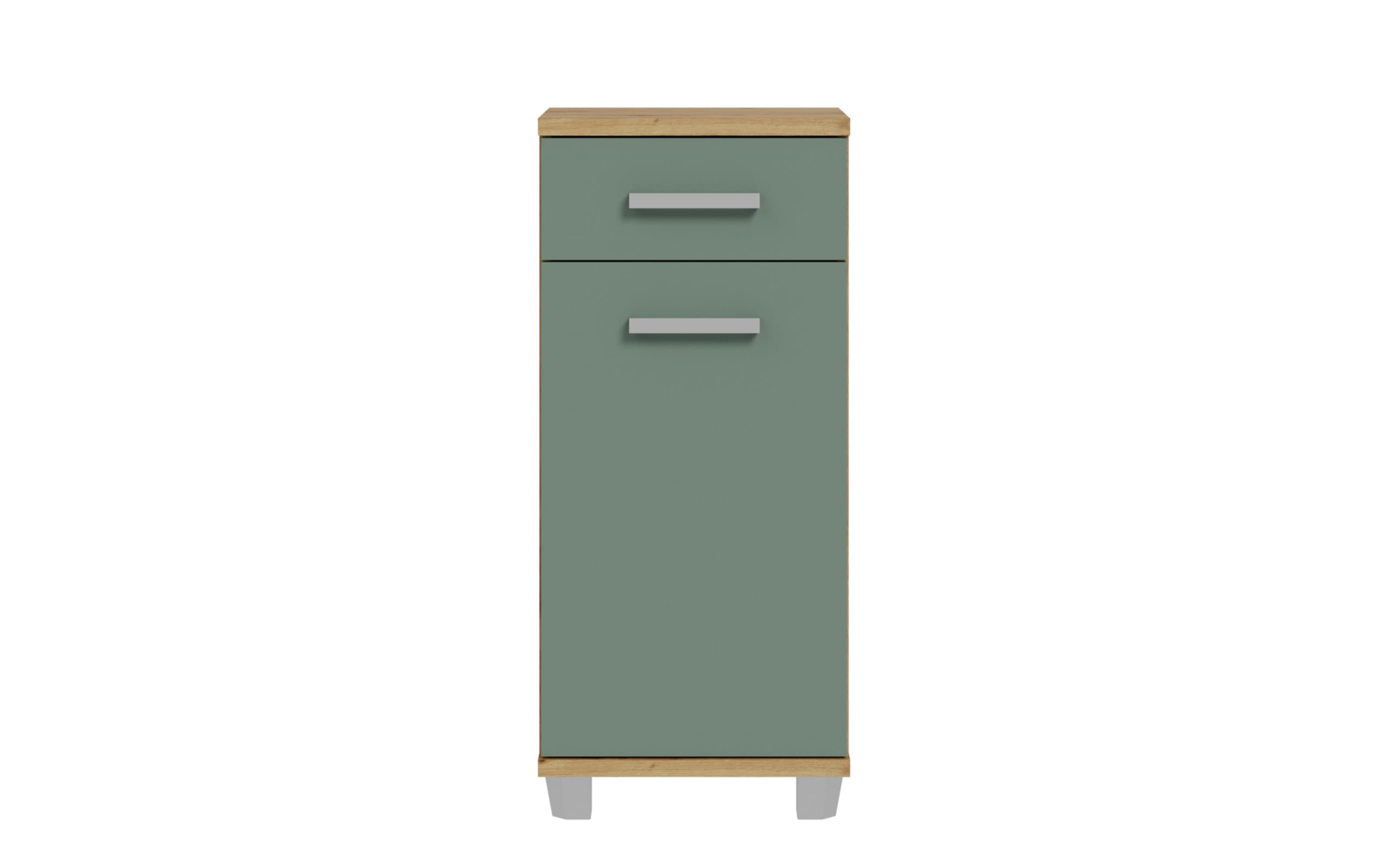 Midischrank Veris, Artisan Eiche-Nachbildung/salbeifarbig