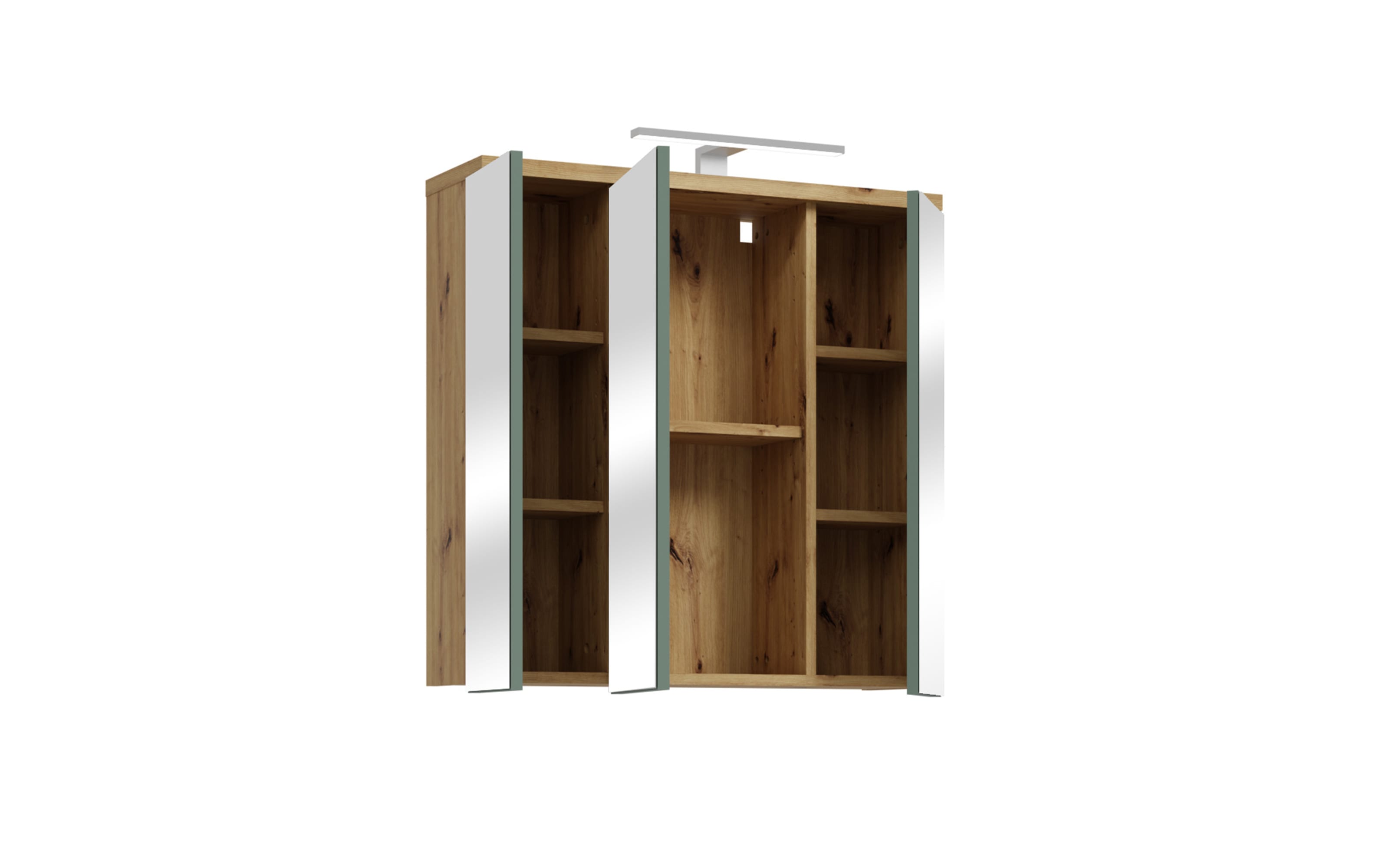 Spiegelschrank Veris, Artisan Eiche-Nachbildung/salbeifarbig