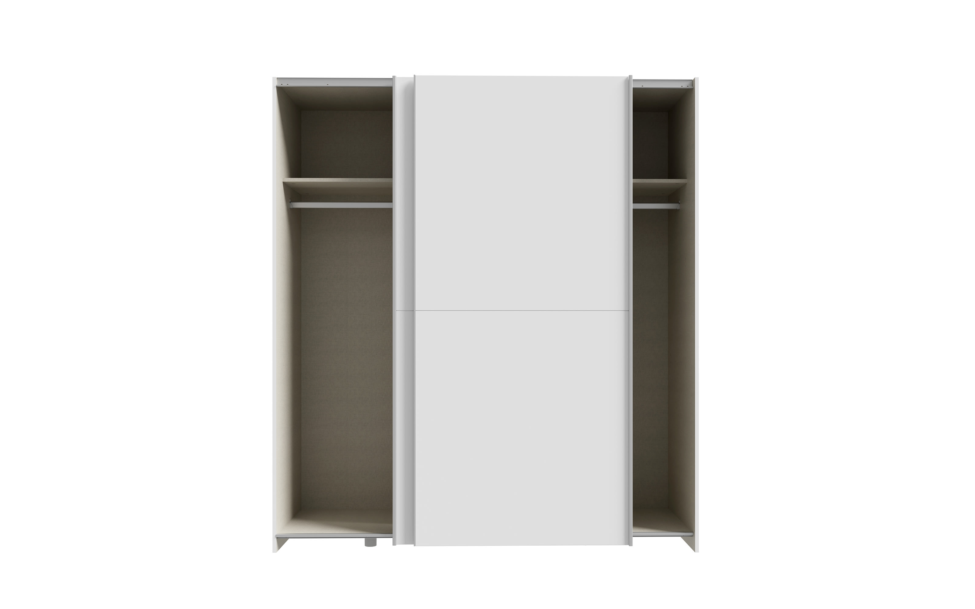 Kleiderschrank Schach&matt, weiß, 170,3 x 190,5 cm