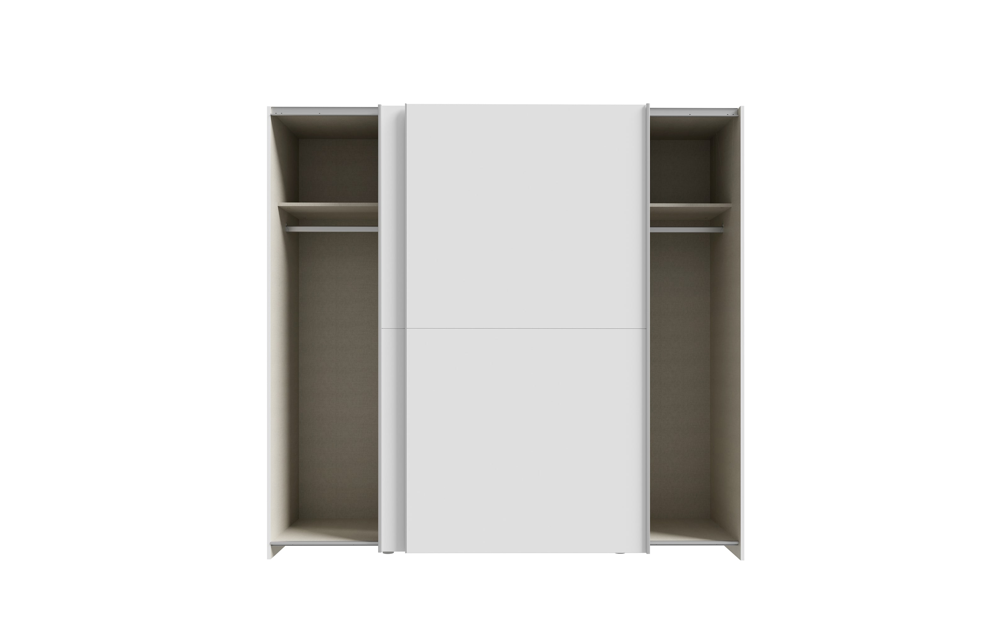 Kleiderschrank Schach&matt, weiß, 200,1 x 190,5 cm