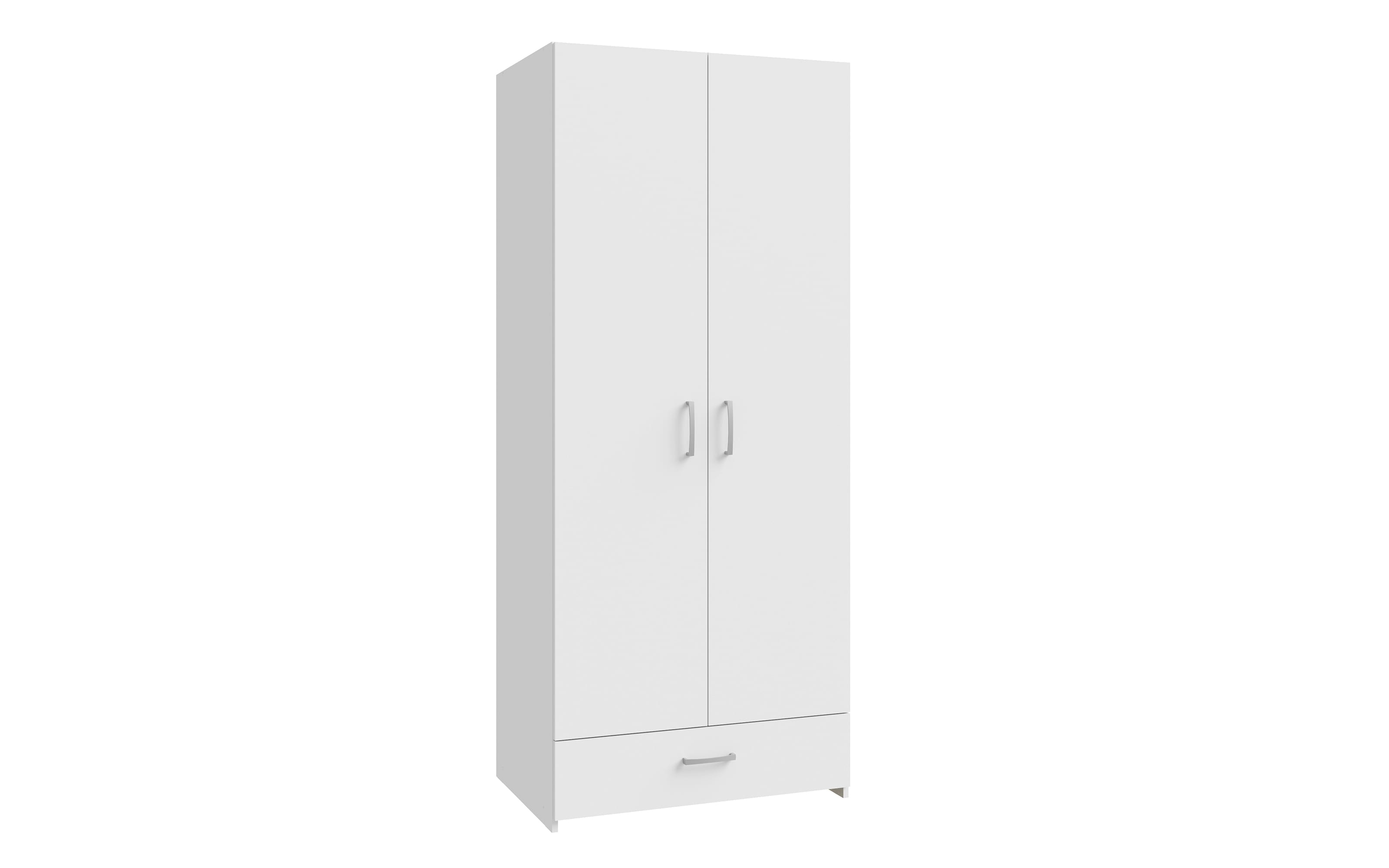 Kleiderschrank Econobox, weiß, 79,7 x 190,5 cm