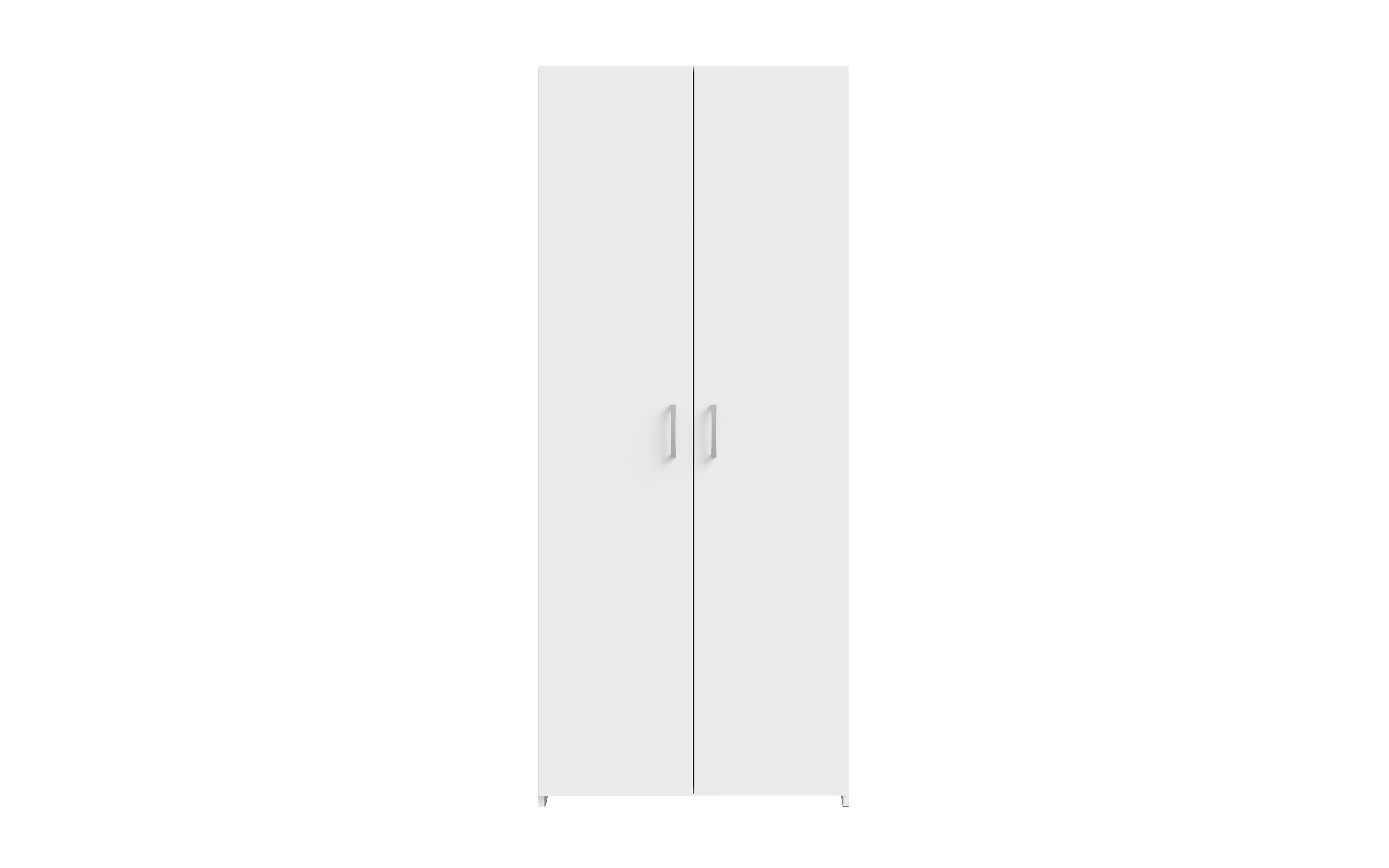 Kleiderschrank Econobox, weiß, 79,7 x 190,5 cm