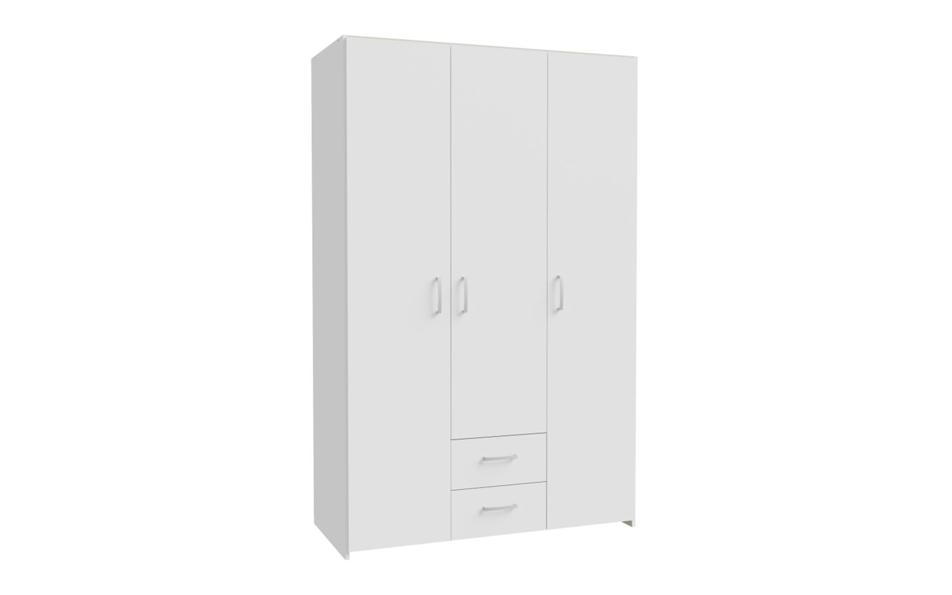 Kleiderschrank Econobox, weiß, 119,4 x 190,5 cm