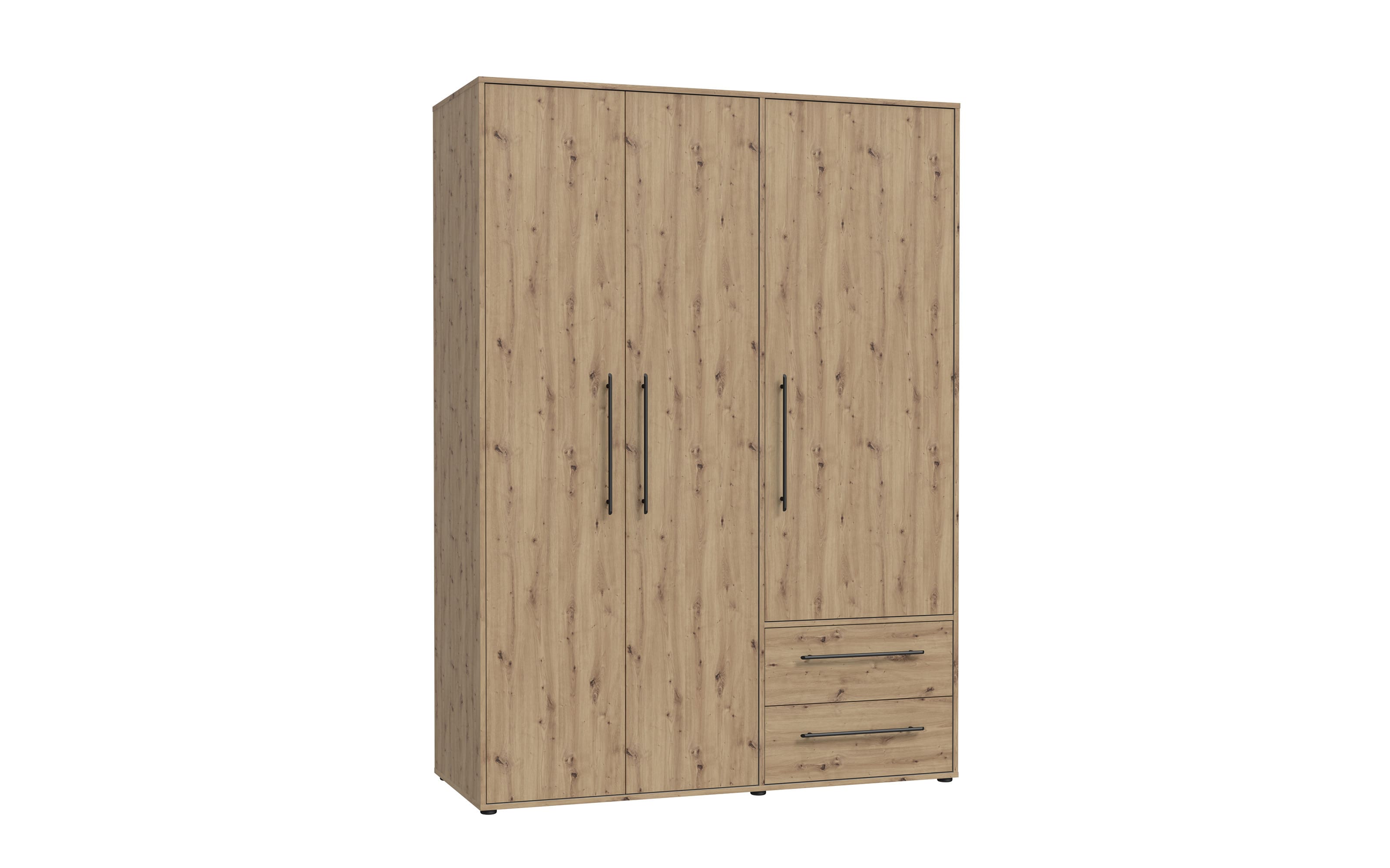 Kleiderschrank Mokkaris, Artisan Eiche-Nachbildung, 144,4 x 200,1 cm