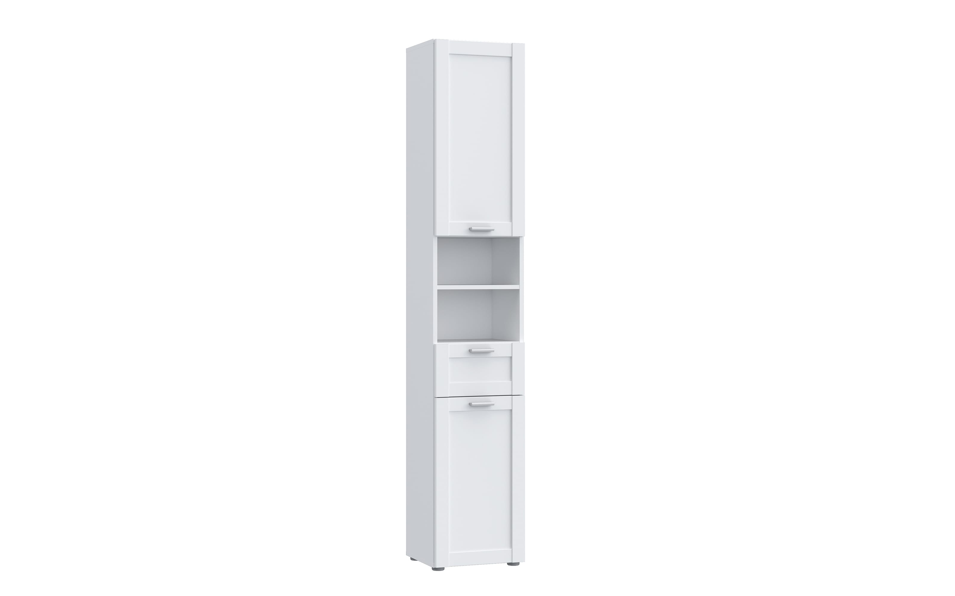 Seitenschrank Lokko, weiß, inkl. Schubkasten