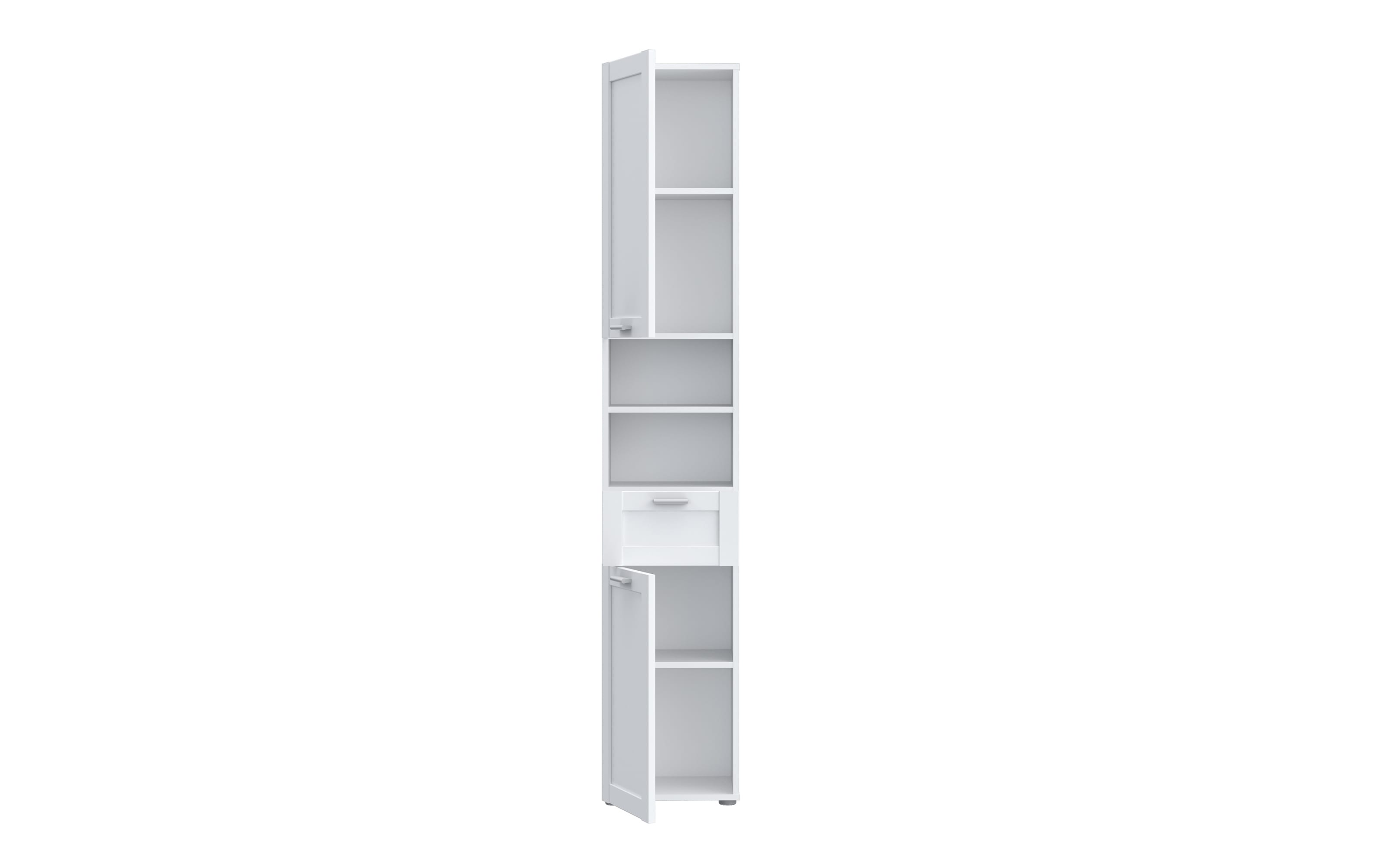 Seitenschrank Lokko, weiß, inkl. Schubkasten