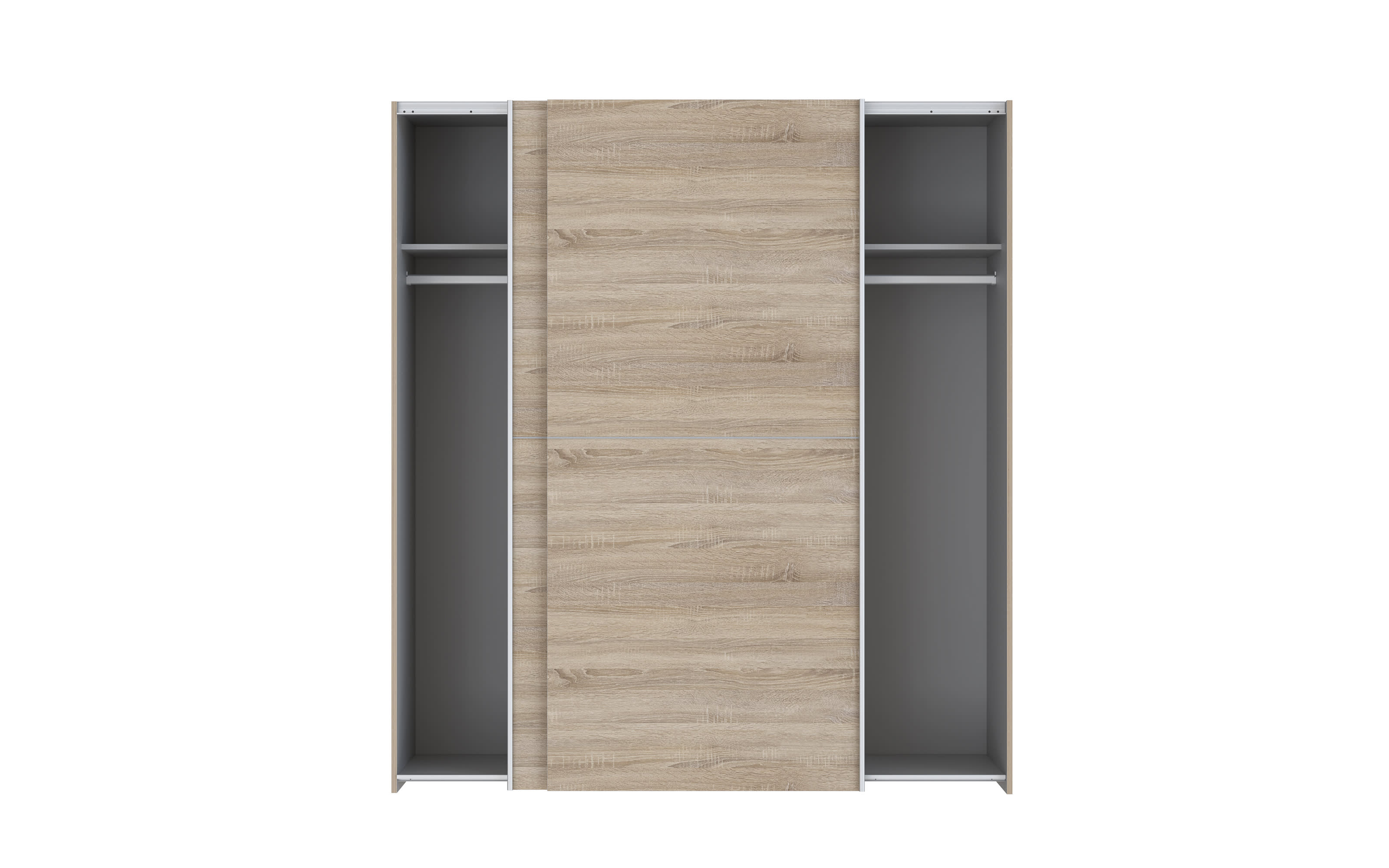 Kleiderschrank Dederik, Sonoma Eiche-Nachbildung